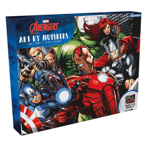 Marvel Avengers Art-By-Numbers Craft Kit