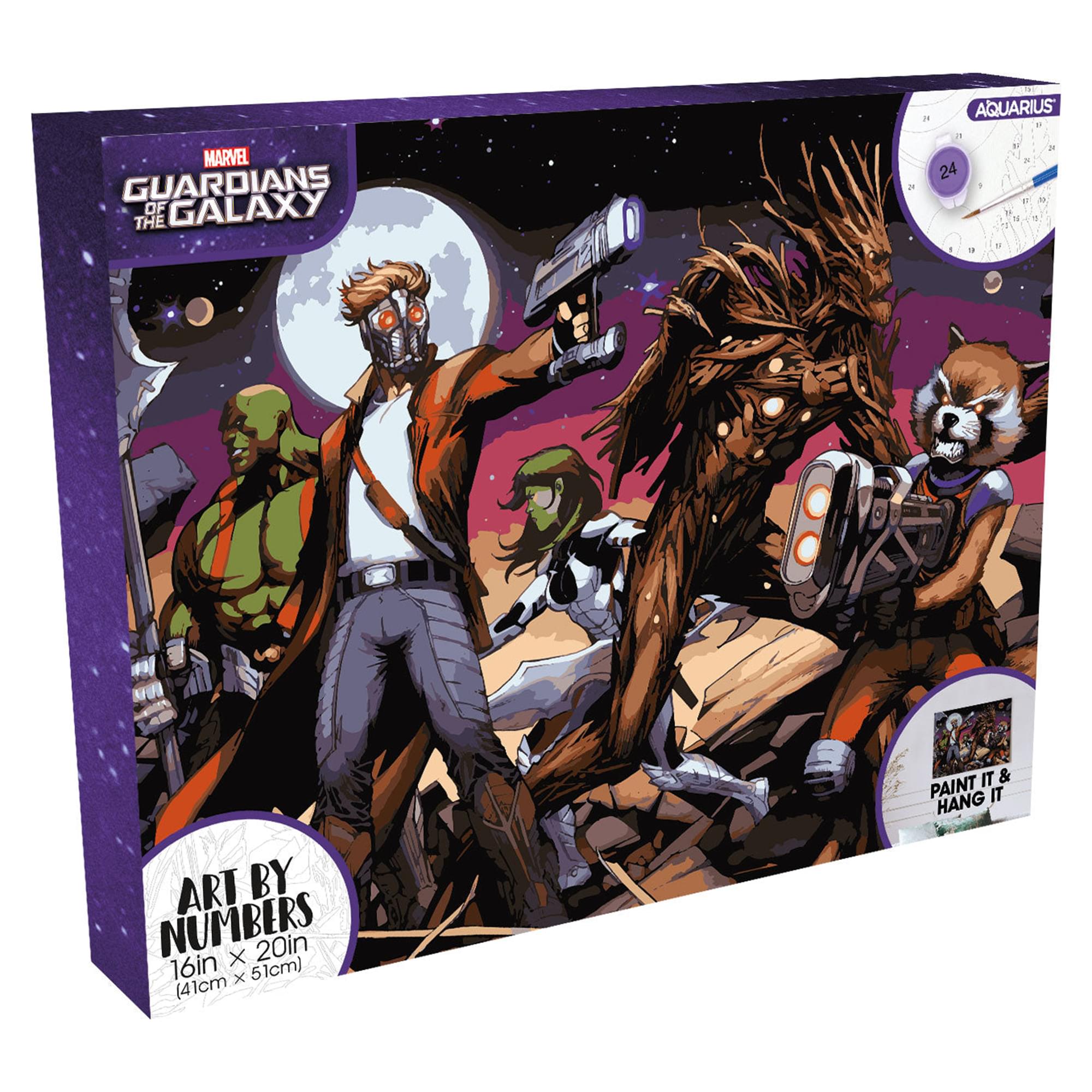 Guardians of the Galaxy Art-By-Numbers Craft Kit | Free Shipping