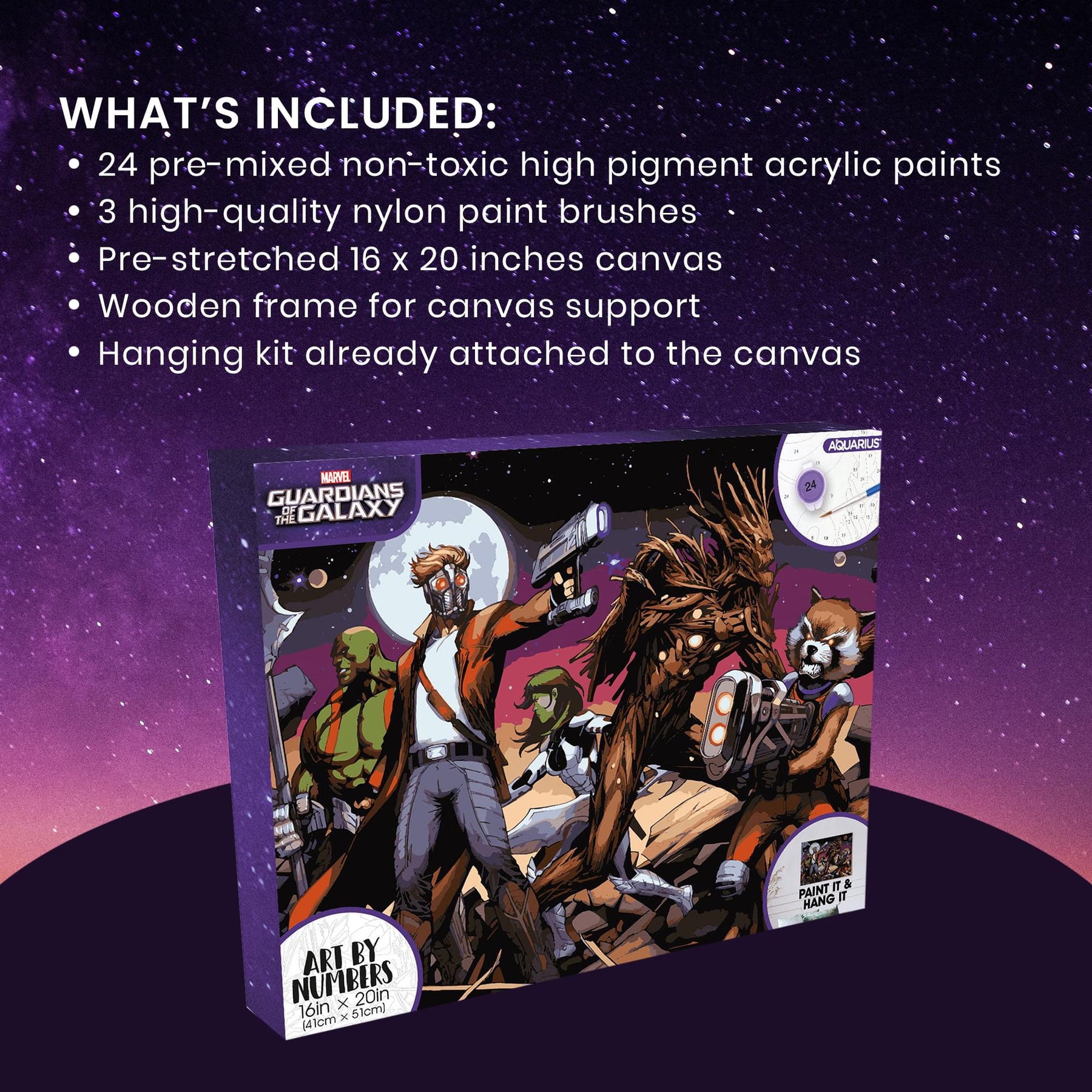 Marvel Guardians of the Galaxy Art-By-Numbers Craft Kit