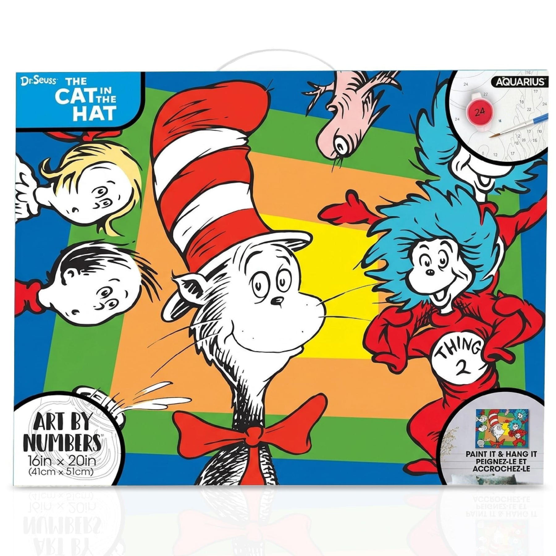 Dr. Seuss Cat In The Hat Art-By-Numbers Painting Kit | 16 x 20 Inches