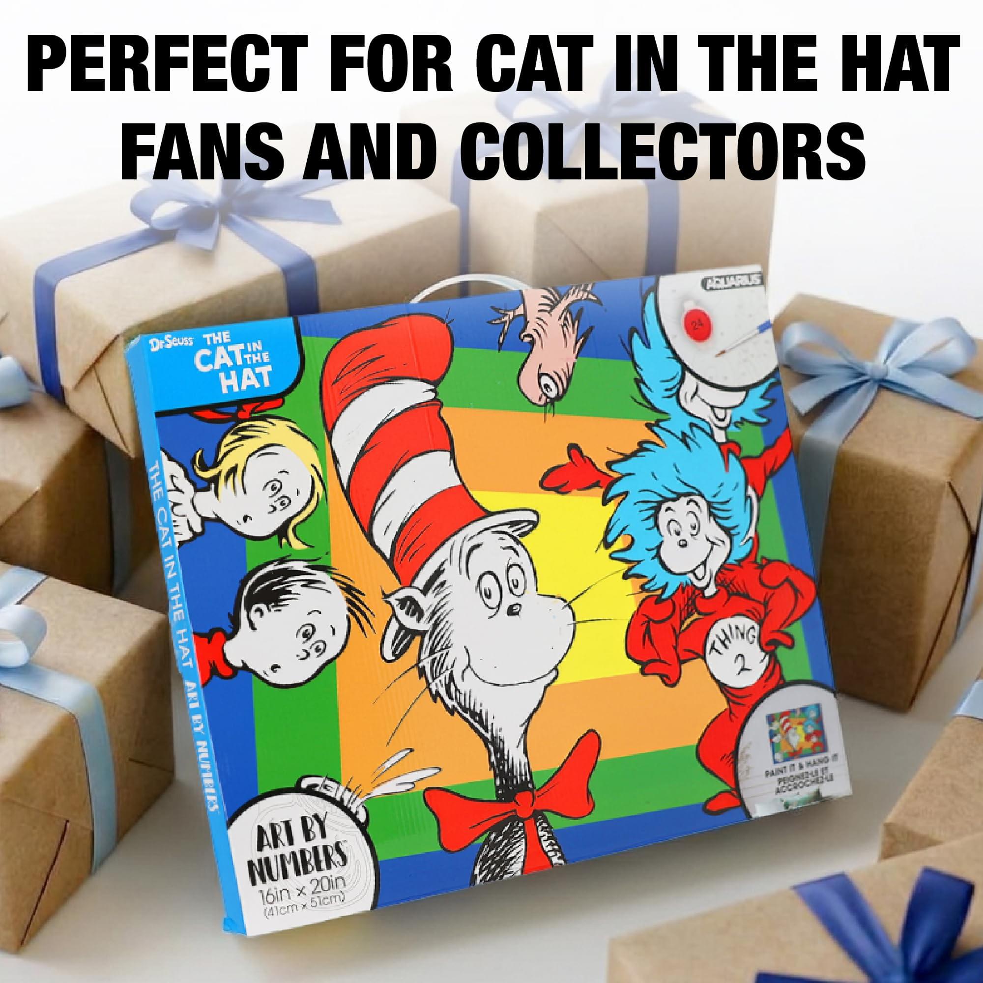 Dr. Seuss Cat In The Hat Art-By-Numbers Painting Kit | 16 x 20 Inches