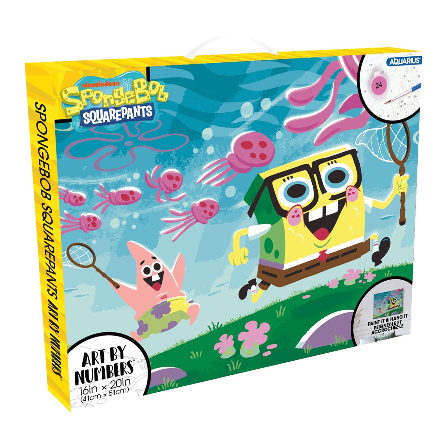SpongeBob SquarePants Art By Numbers Painting Kit | 16 x 20 Inches
