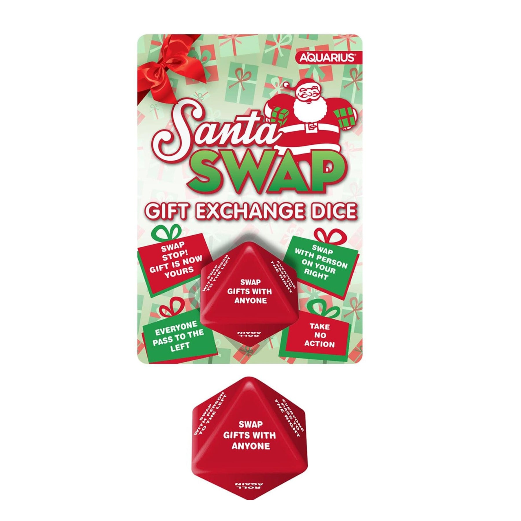 Santa Swap 8-Sided Mini Dice Rolling Game