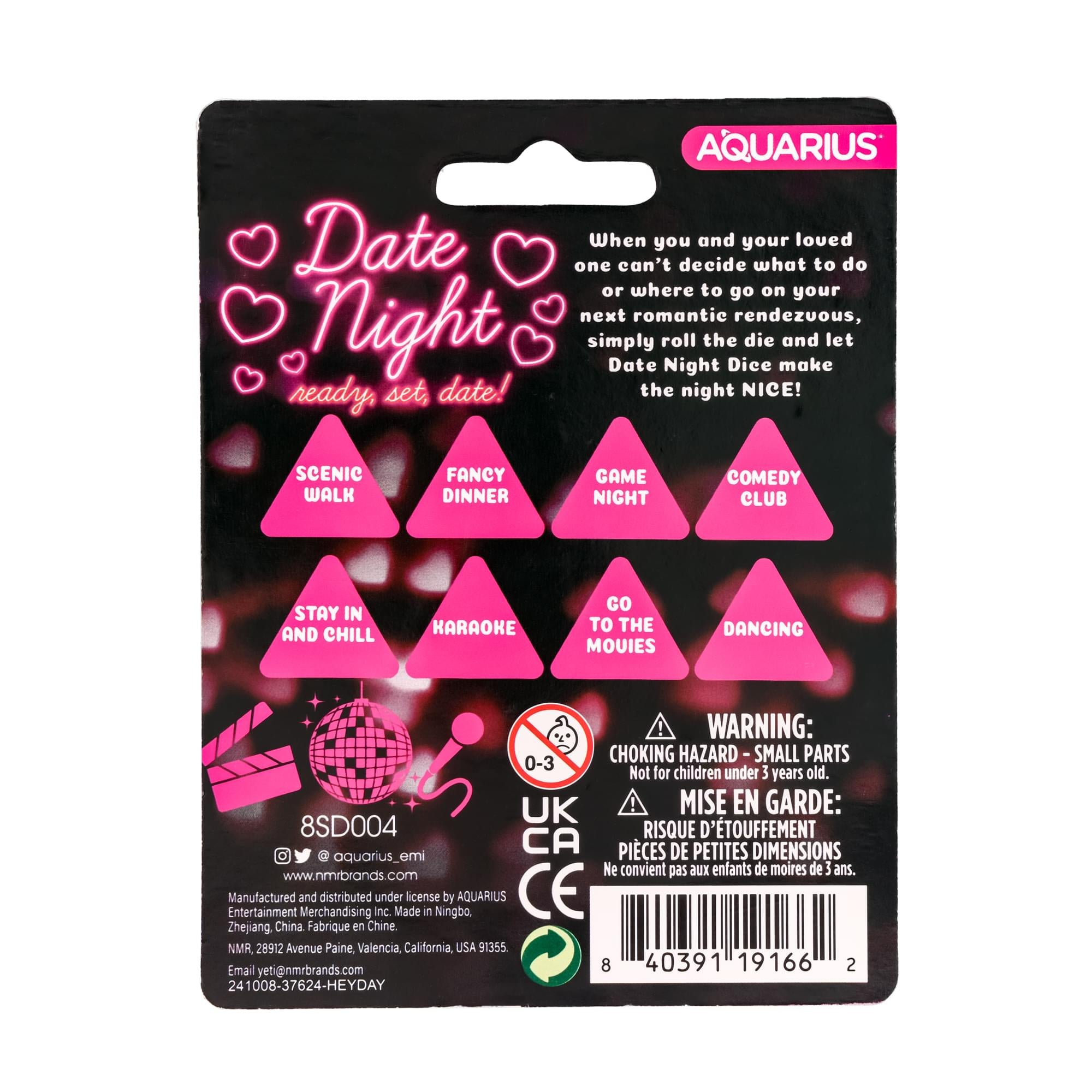 Date Night Dice 8-Sided Dice Game