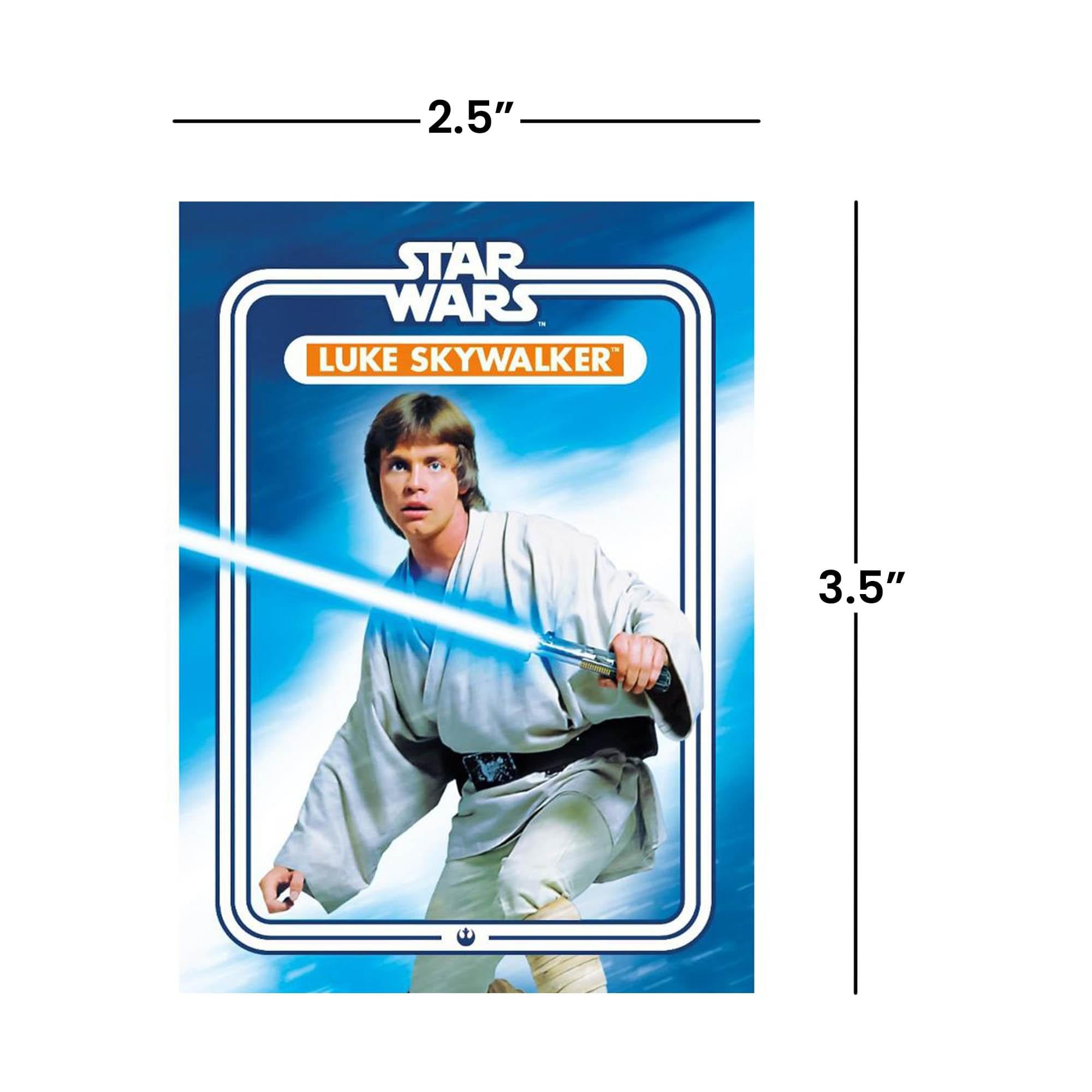 Star Wars Luke Skywalker 2.5 x 3.5 Inch Flat Magnet