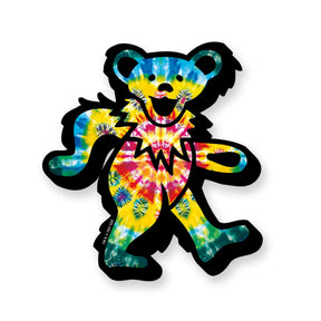 Grateful Dead Tie-Dyed Dancing Bear Funky Chunky Magnet