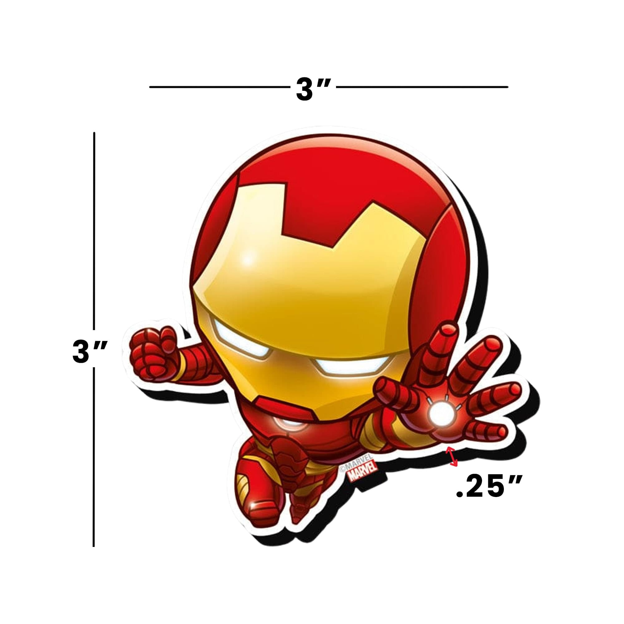 chibi iron man helmet Marvel Iron Man Chibi Funky Chunky Magnet