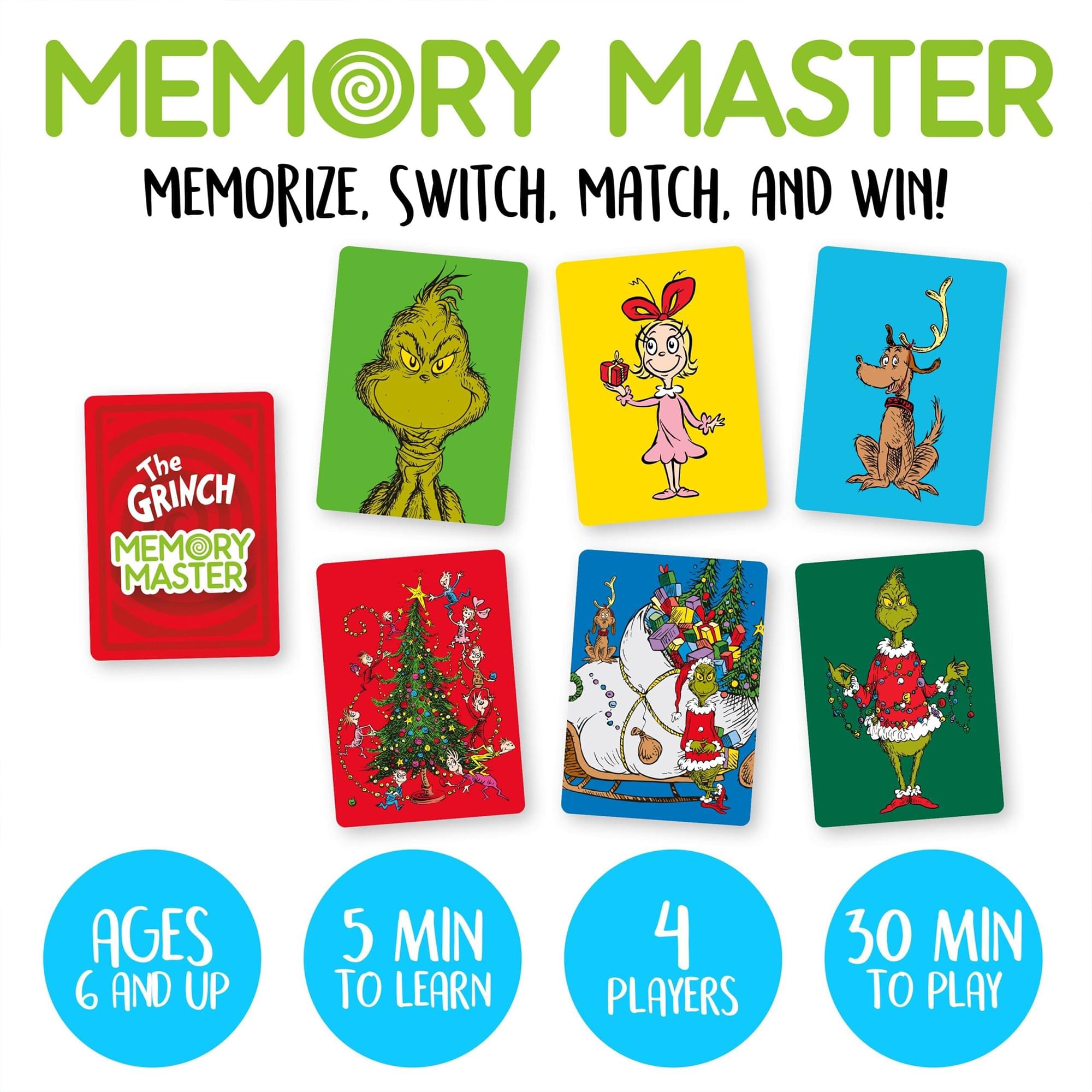 Grinch Memory Master Card Game