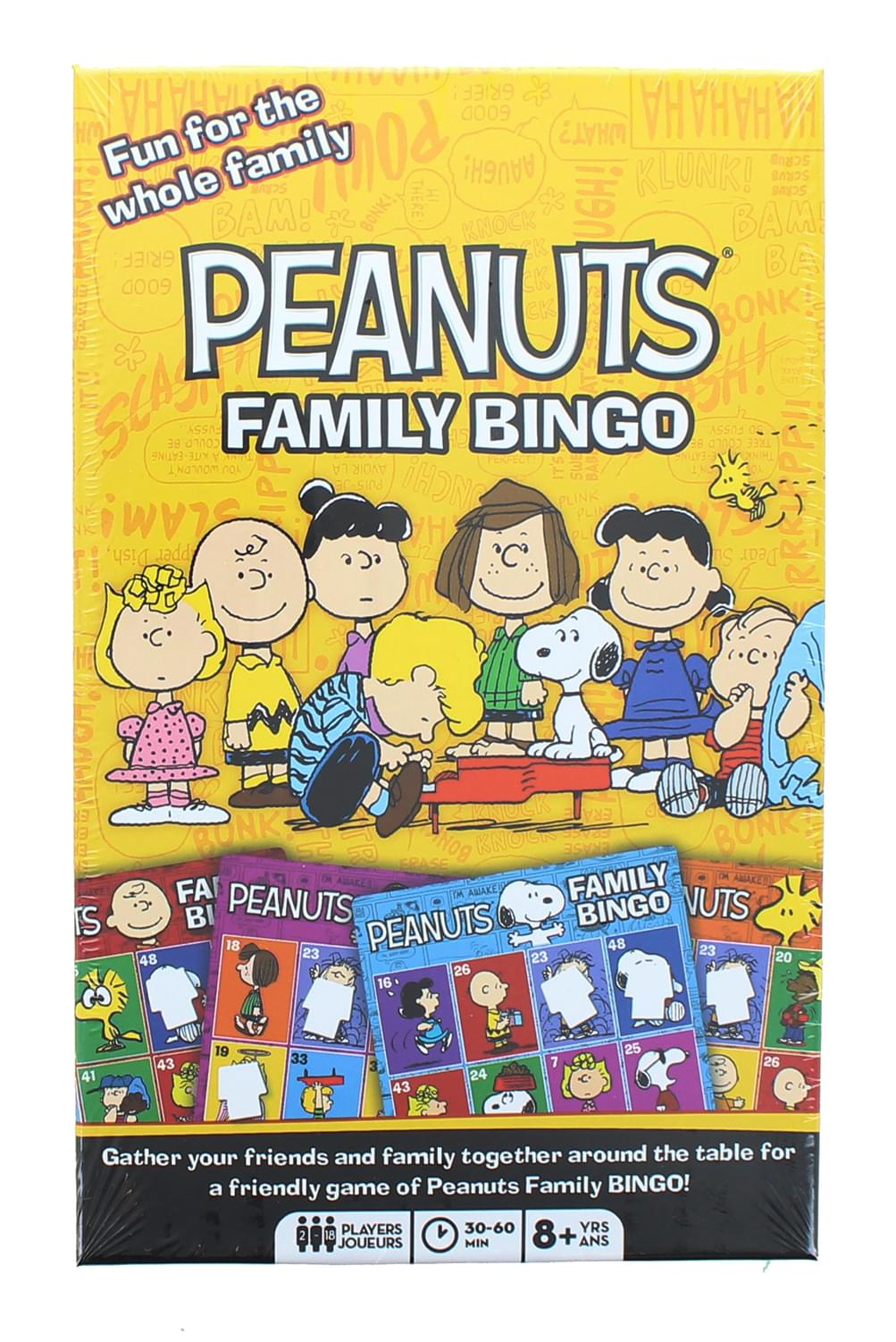 Peanuts Family Bingo Game | Free Shipping