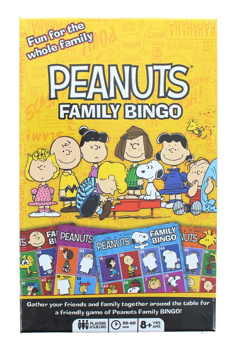 Peanuts Family Bingo Game