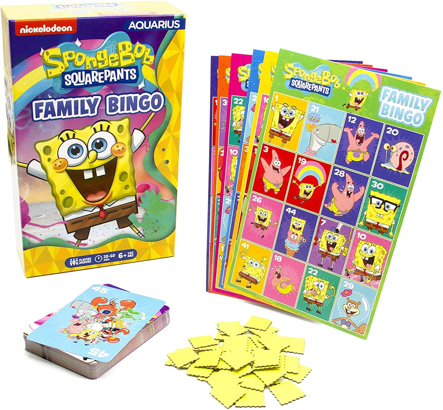 SpongeBob SquarePants Family Bingo | 2-18 Players