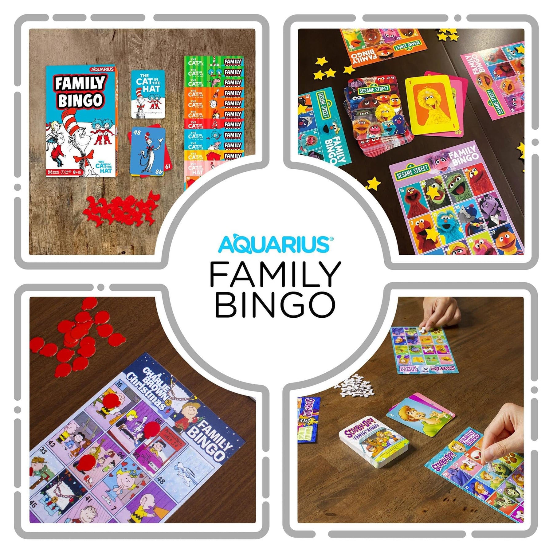 Dr. Suess The Cat In The Hat Family Bingo Game