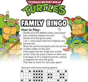 Teenage Mutant Ninja Turtles Family Bingo Game