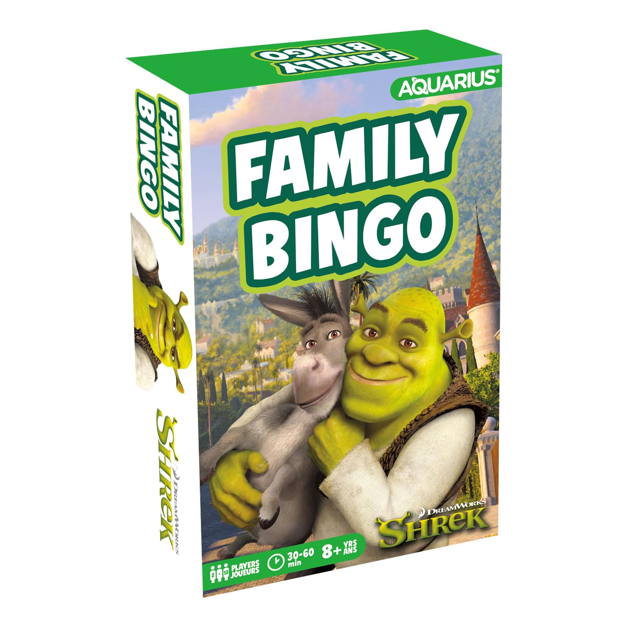 Shrek Family Bingo Game