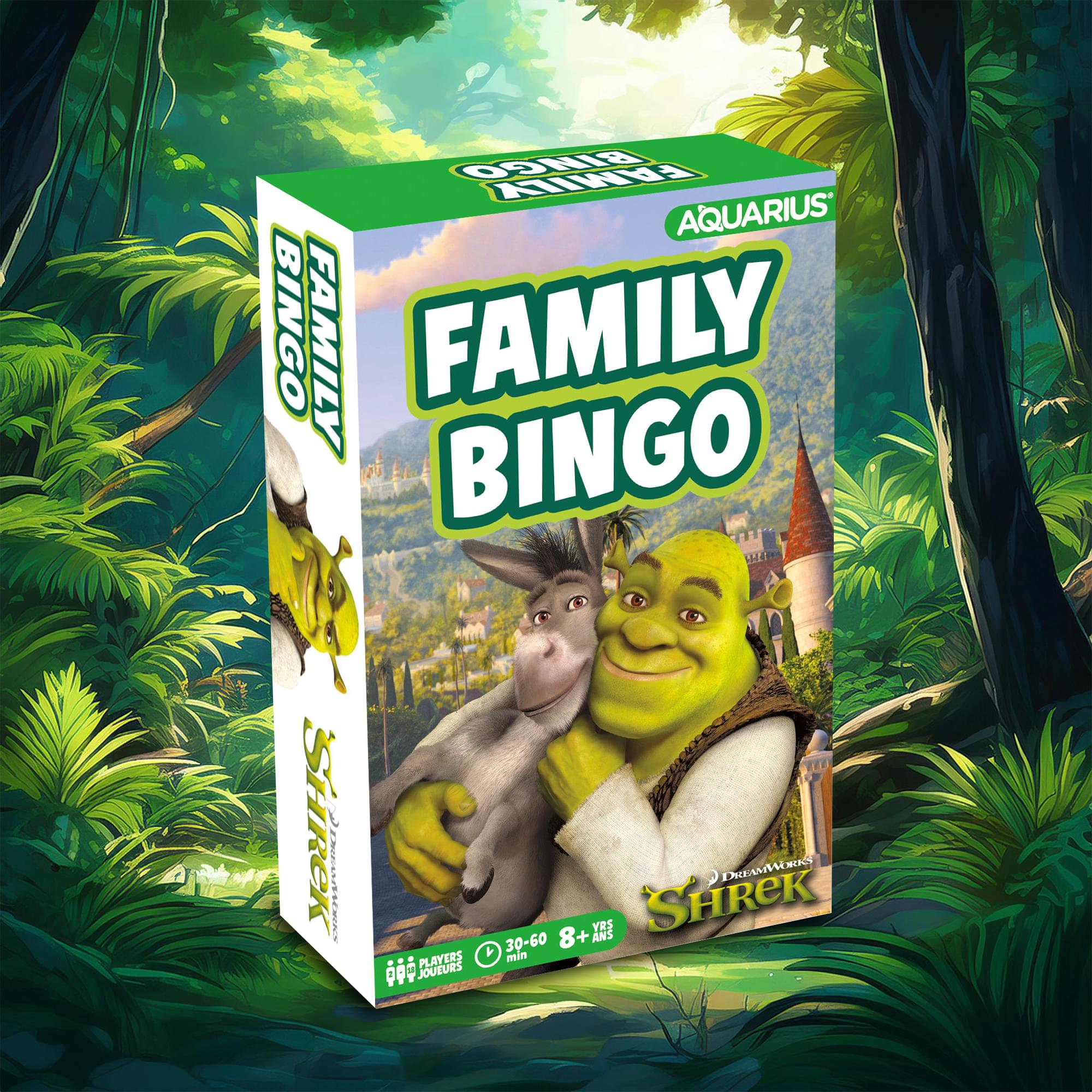 Shrek Family Bingo Game