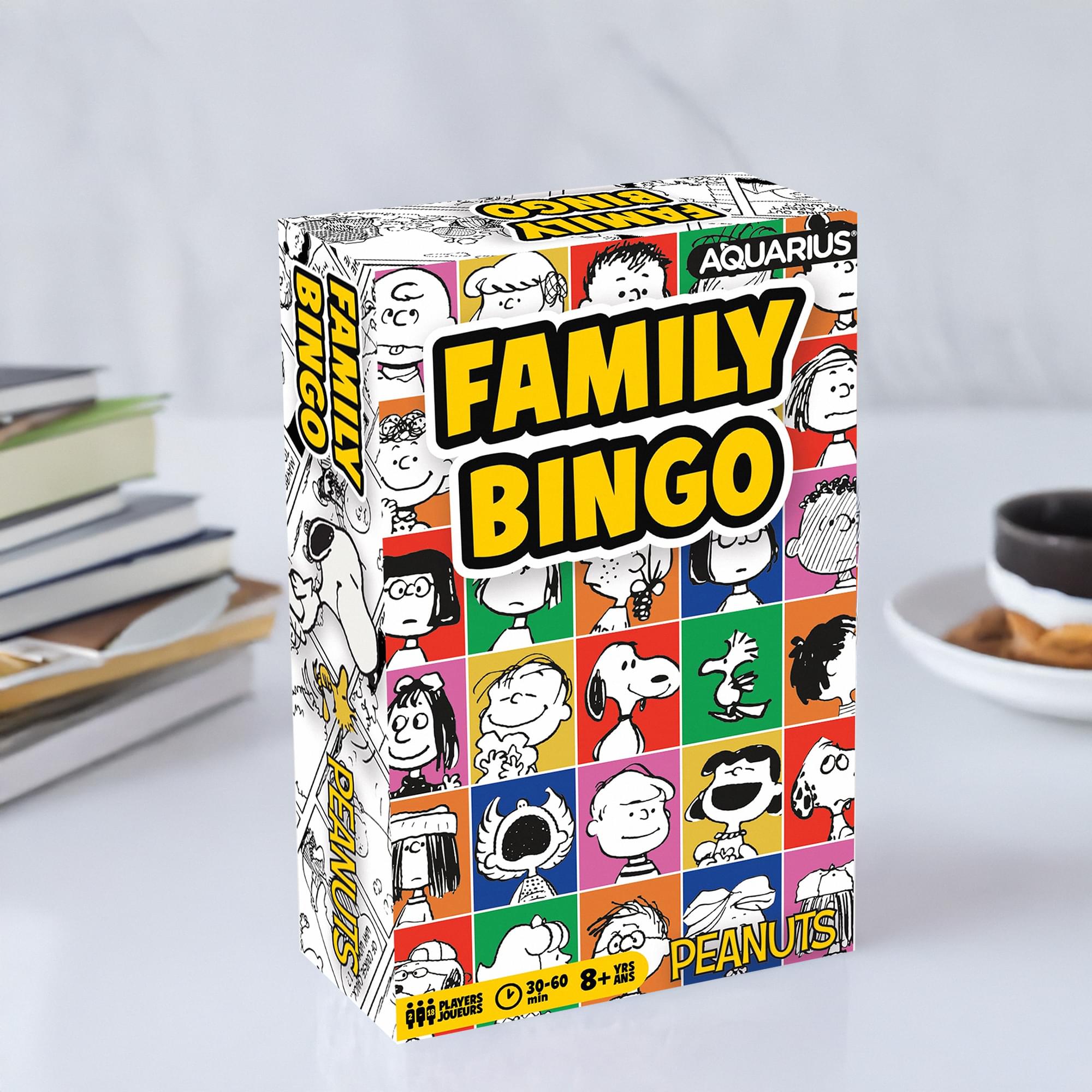 Peanuts 75th Anniversary Family Bingo Game