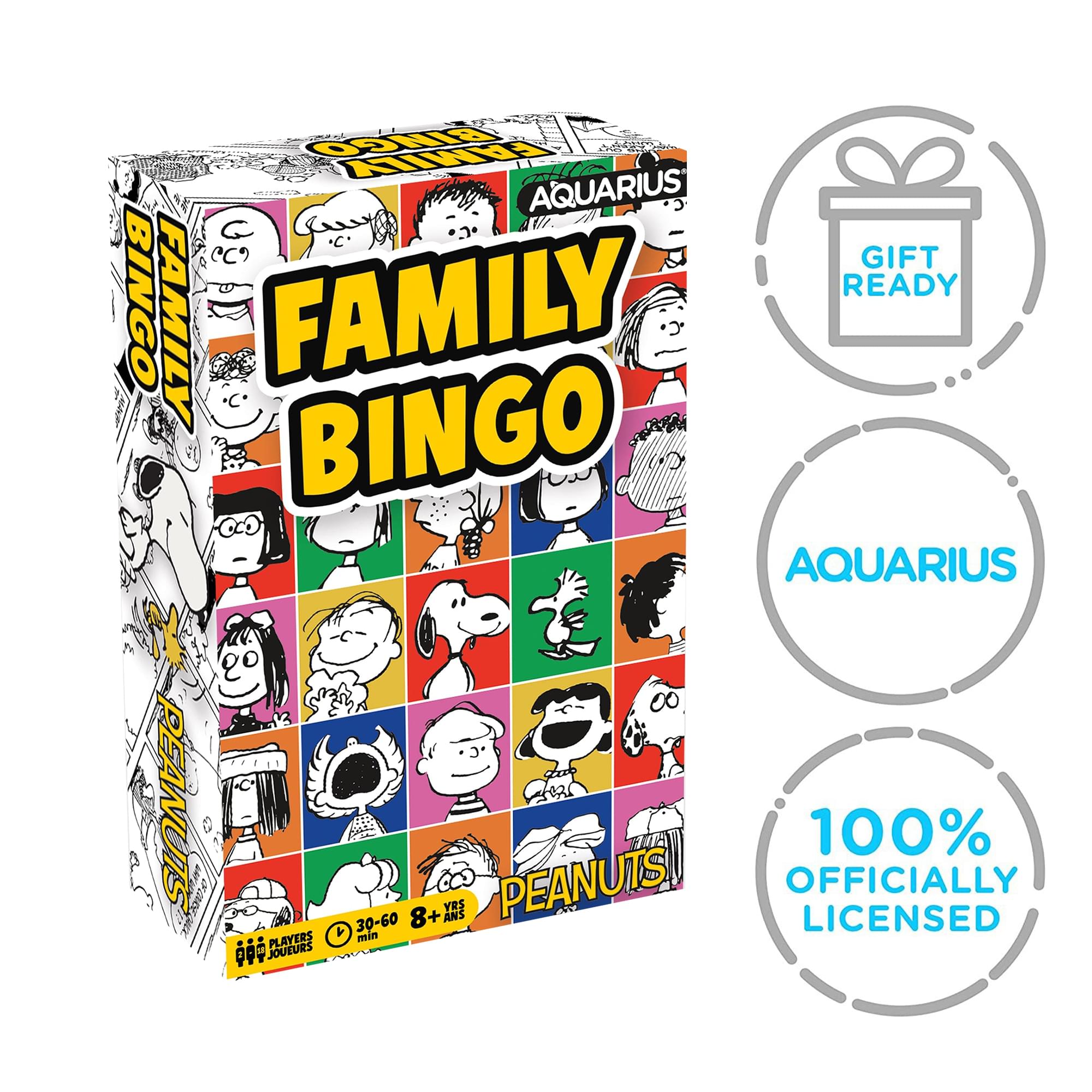 Peanuts 75th Anniversary Family Bingo Game