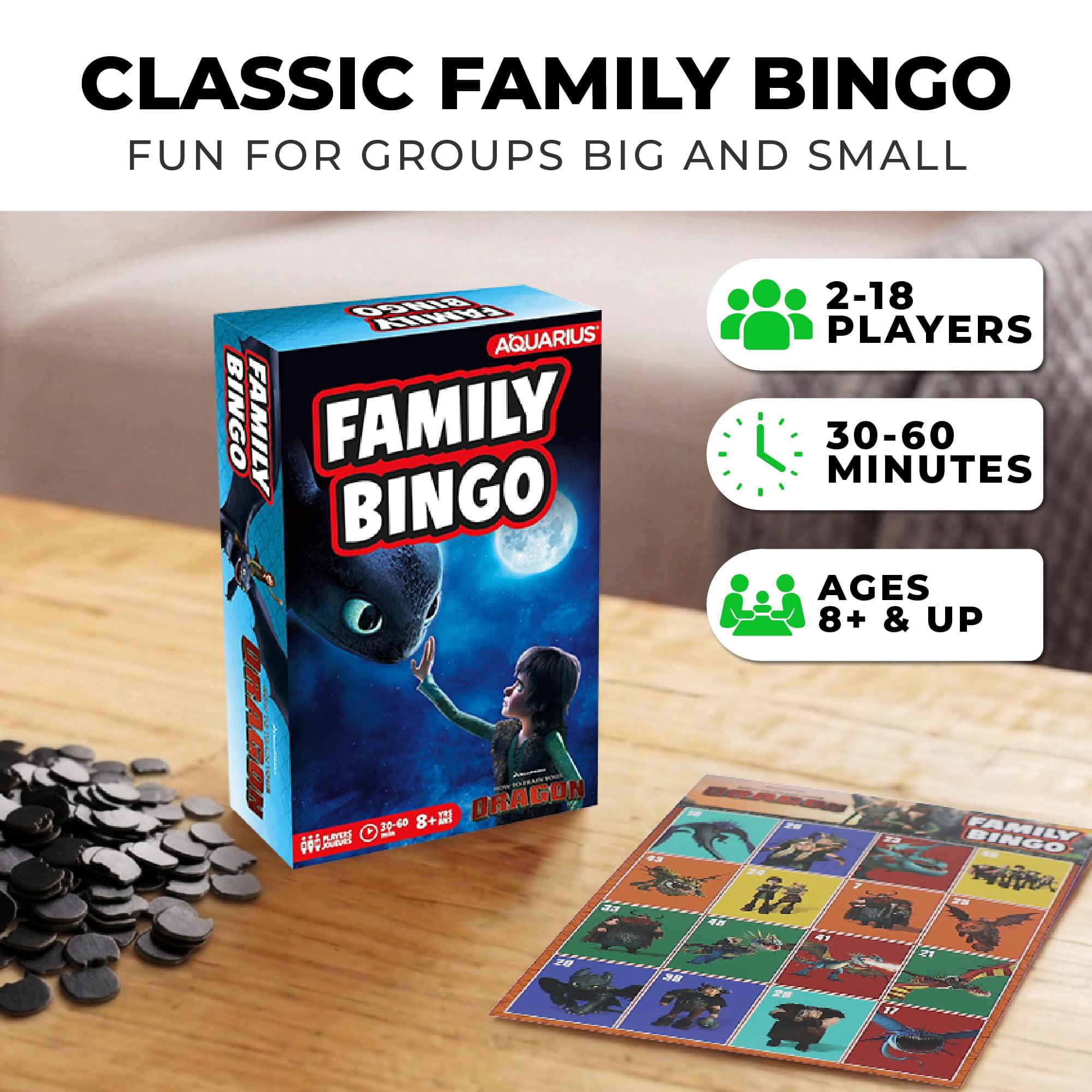 How To Train Your Dragon Family Bingo Game