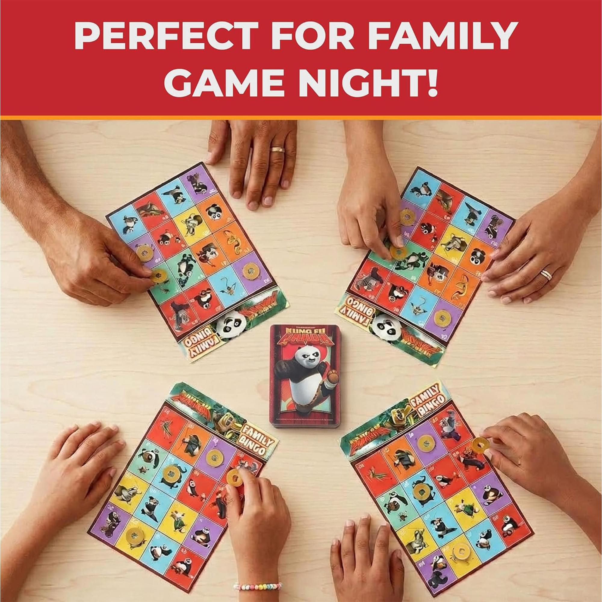 Kung Fu Panda Family Bingo Game