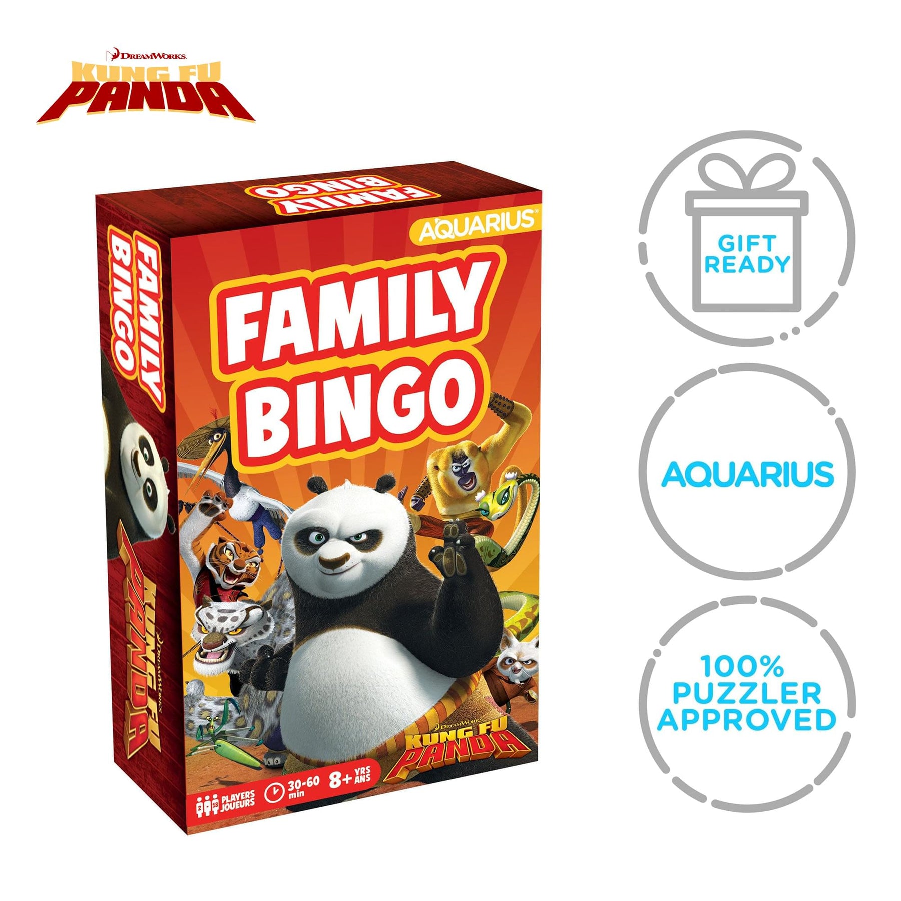 Kung Fu Panda Family Bingo Game