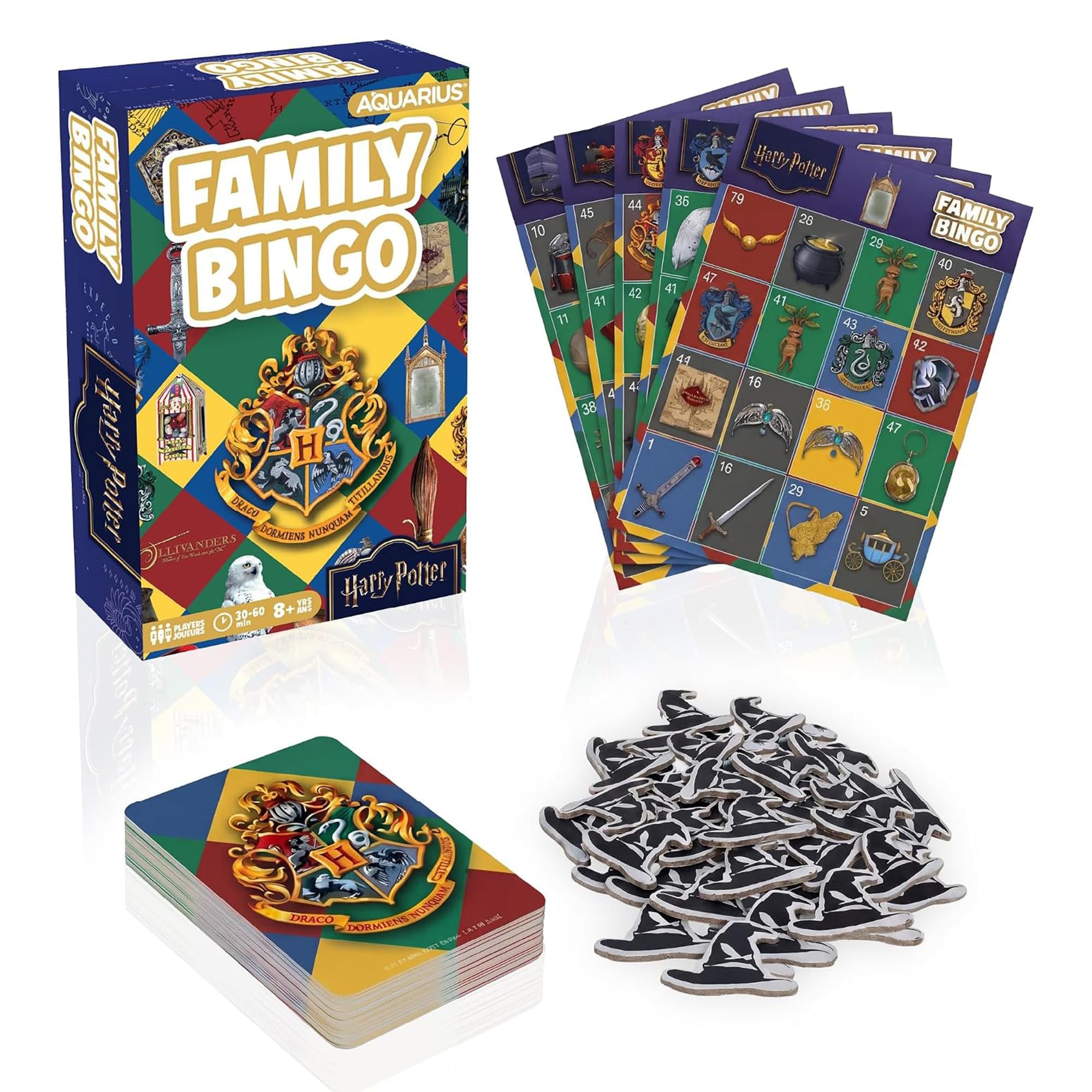 Harry Potter 25th Anniversary Family Bingo Game | 2-18 Players