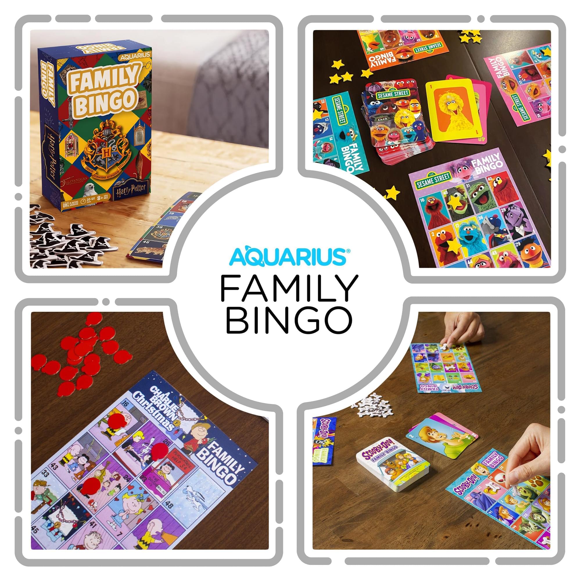 Harry Potter 25th Anniversary Family Bingo Game | 2-18 Players