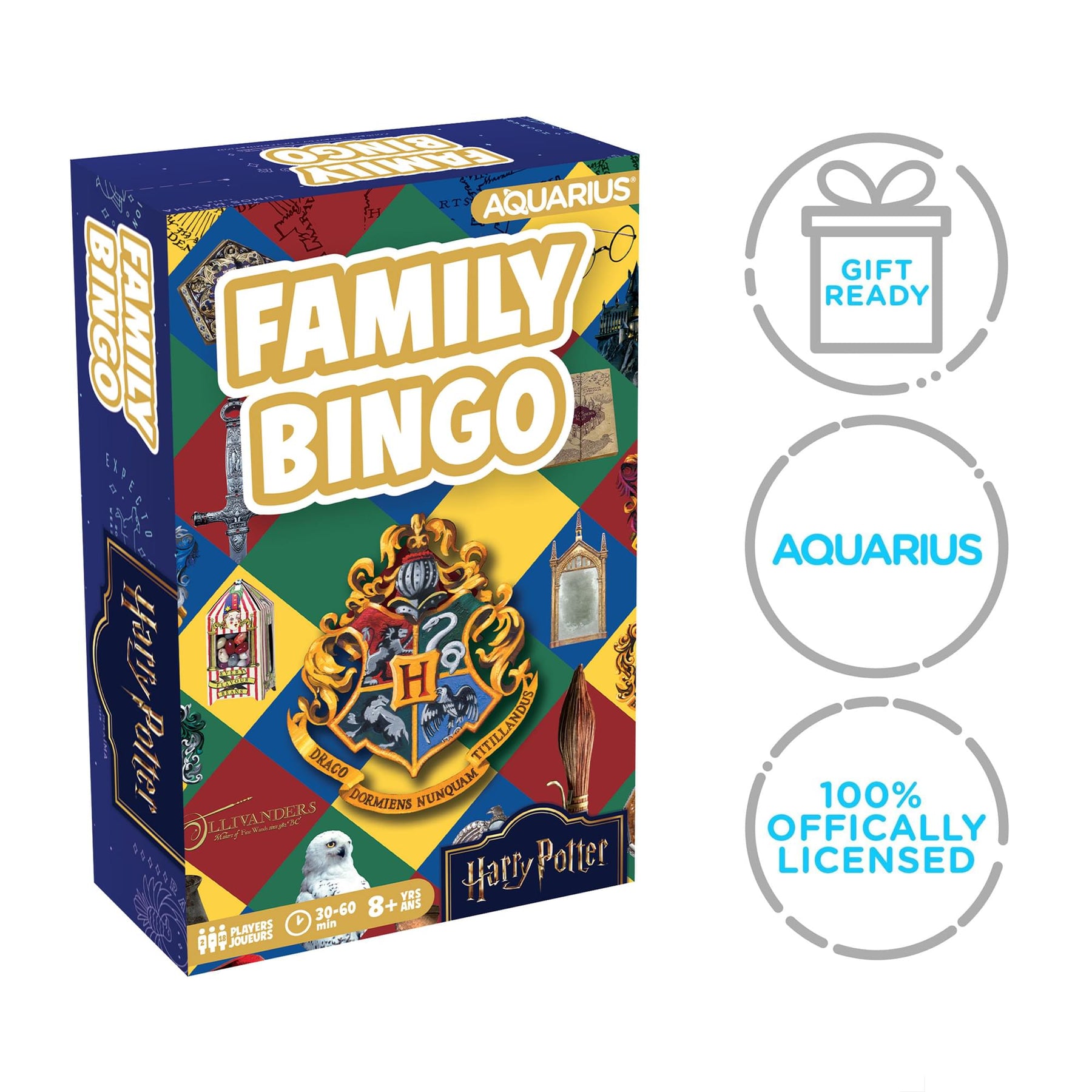 Harry Potter 25th Anniversary Family Bingo Game | 2-18 Players