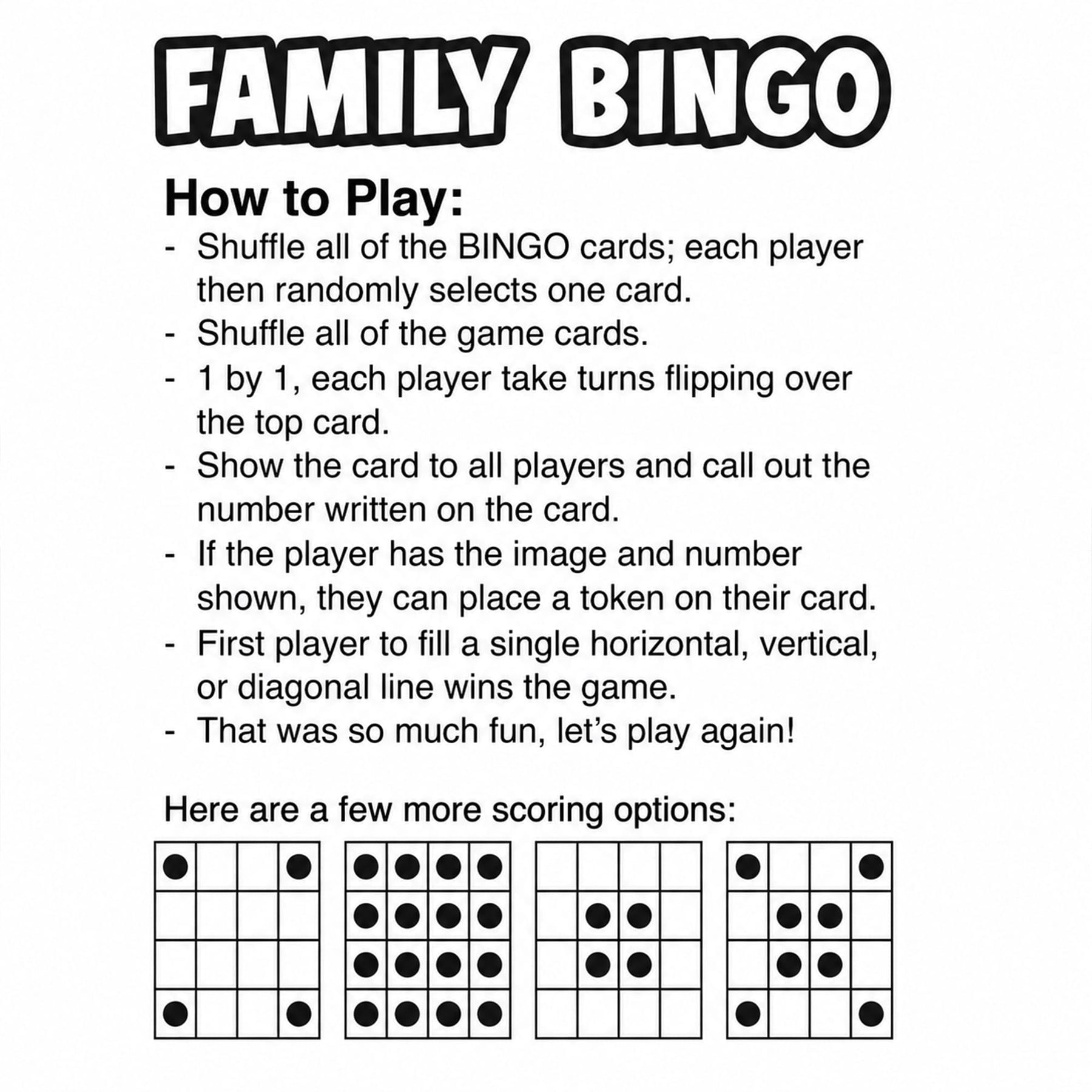 PowerPuff Girls Family Bingo Game | 2-18 Players