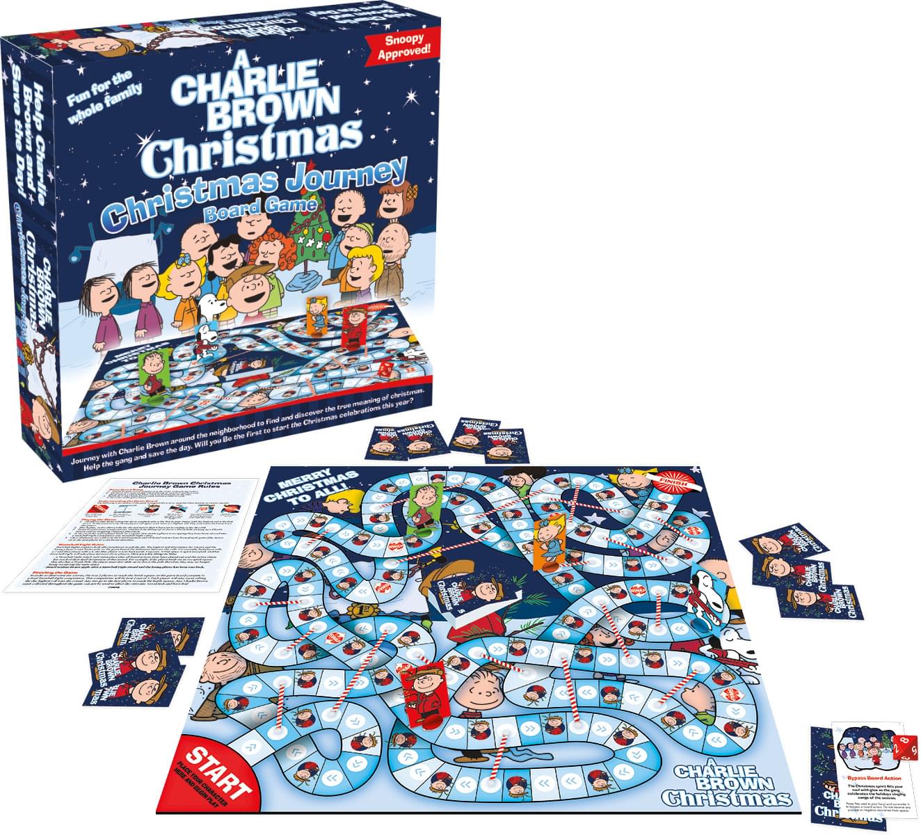 Peanuts A Charlie Brown Christmas Family Board Game