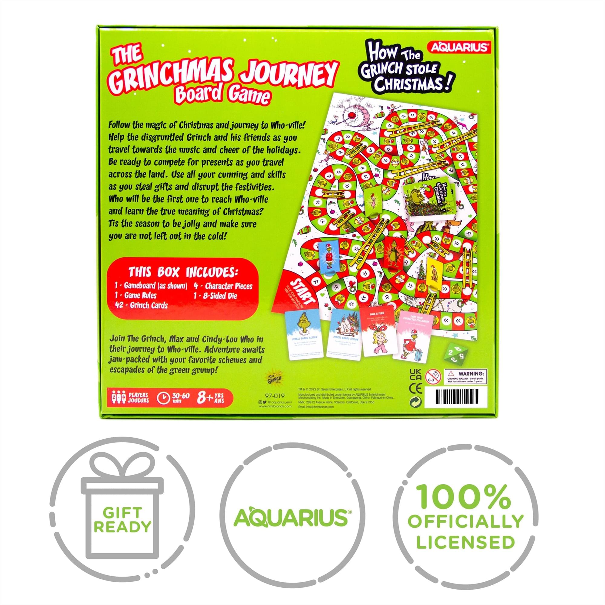 Dr. Seuss Grinchmas Journey Board Game