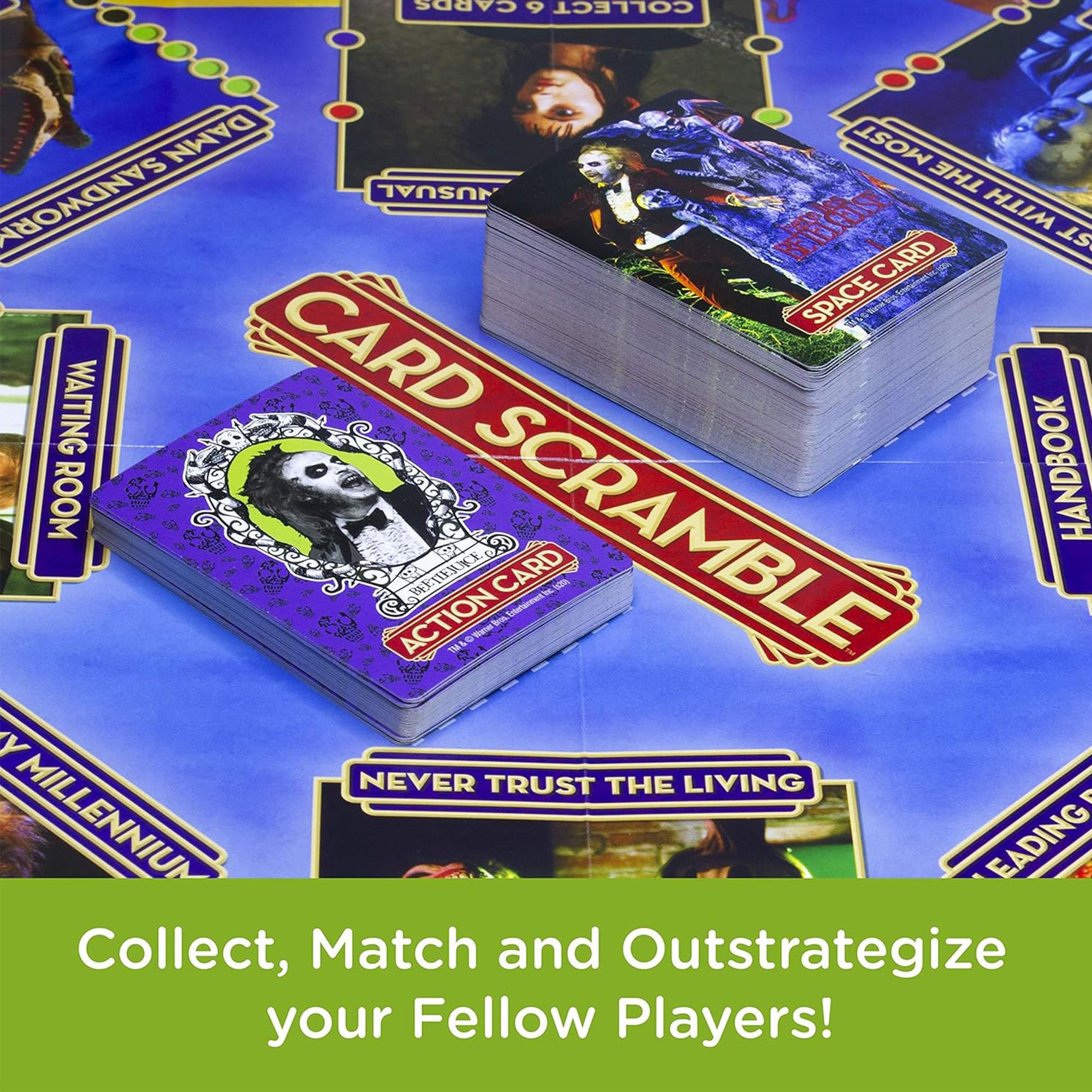 Beetlejuice Card Scramble Board Game | For 2-4 Players