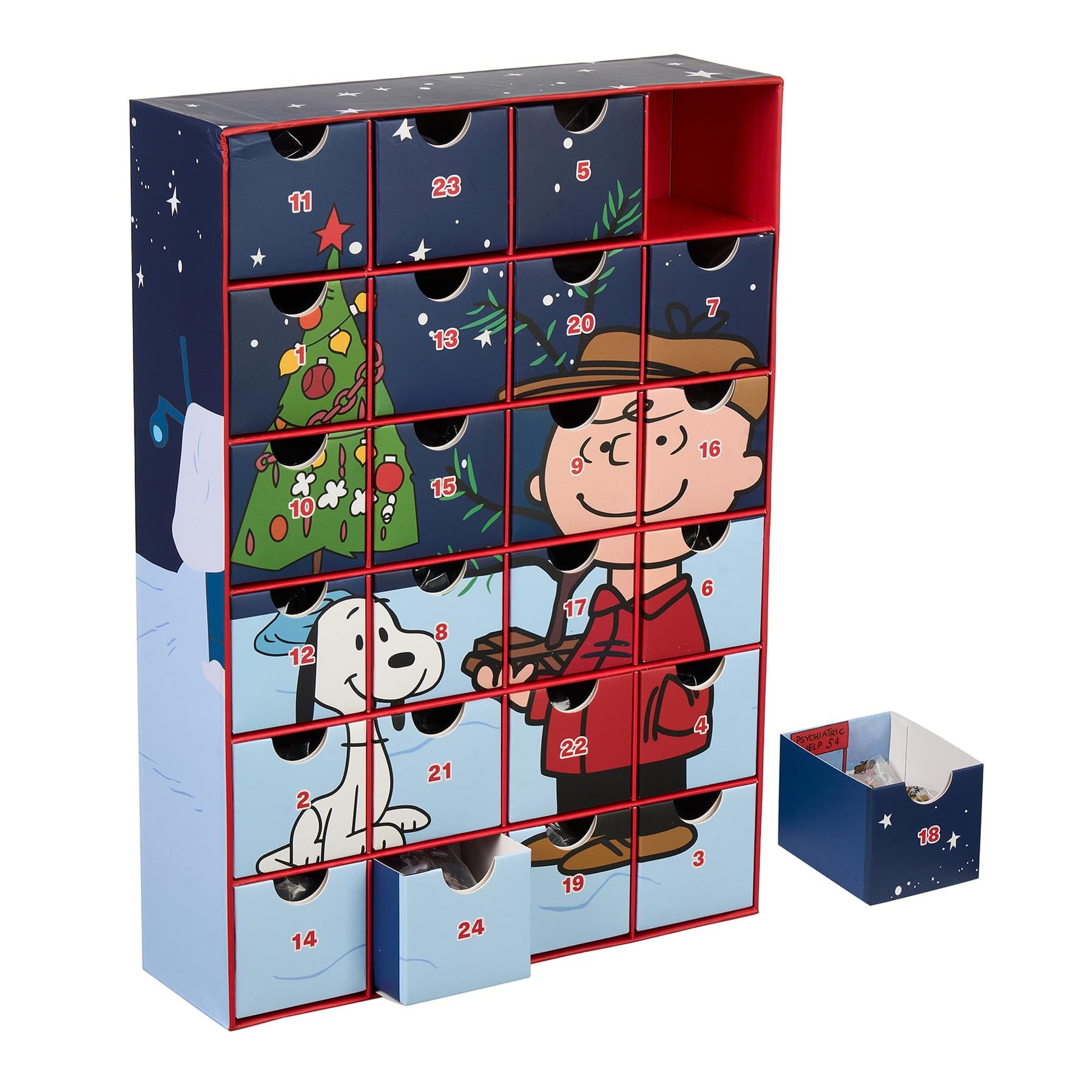 Peanuts Charlie Brown Christmas Advent Calendar | 24 50-Piece Jigsaw Puzzles