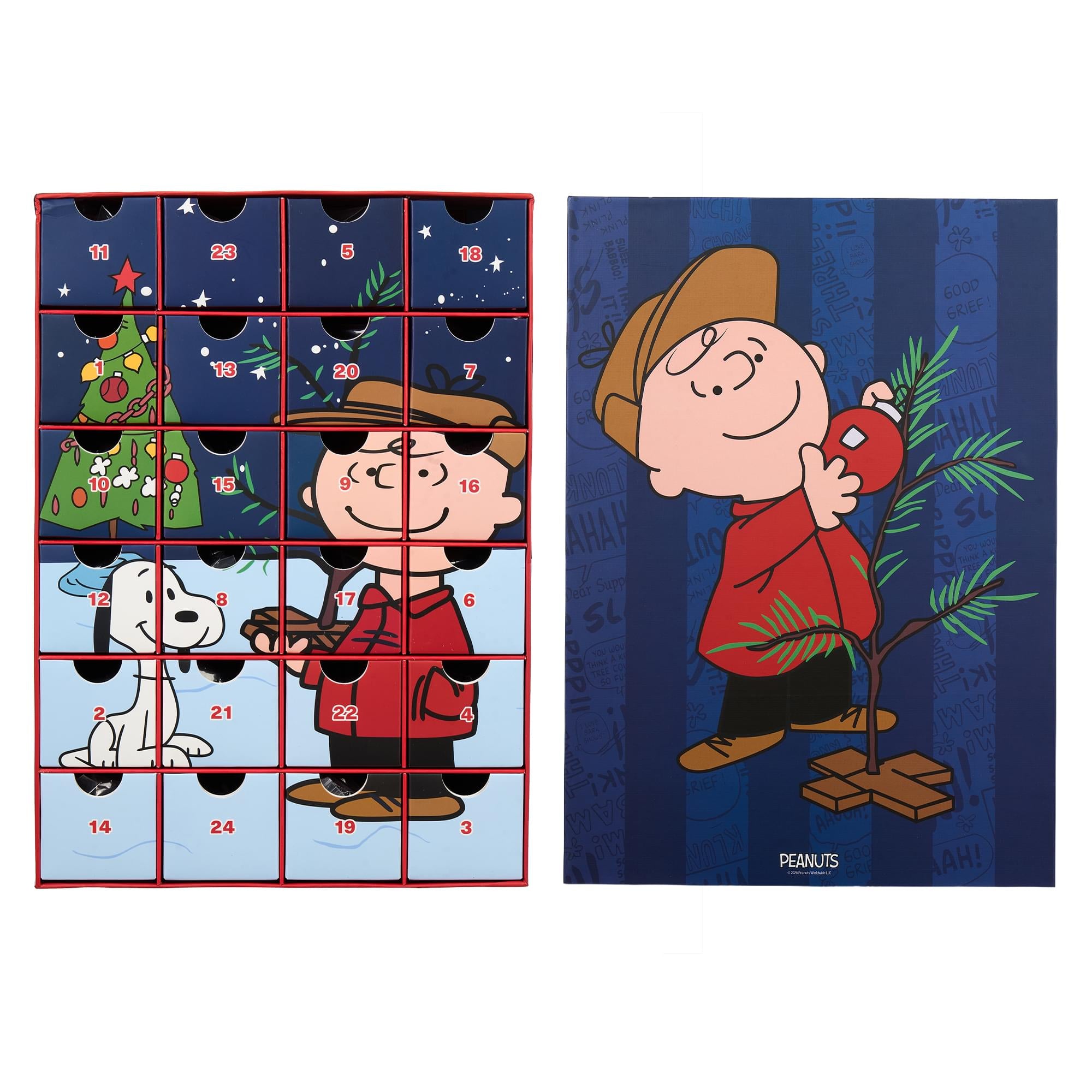 Peanuts Charlie Brown Christmas Advent Calendar | 24 50-Piece Jigsaw Puzzles