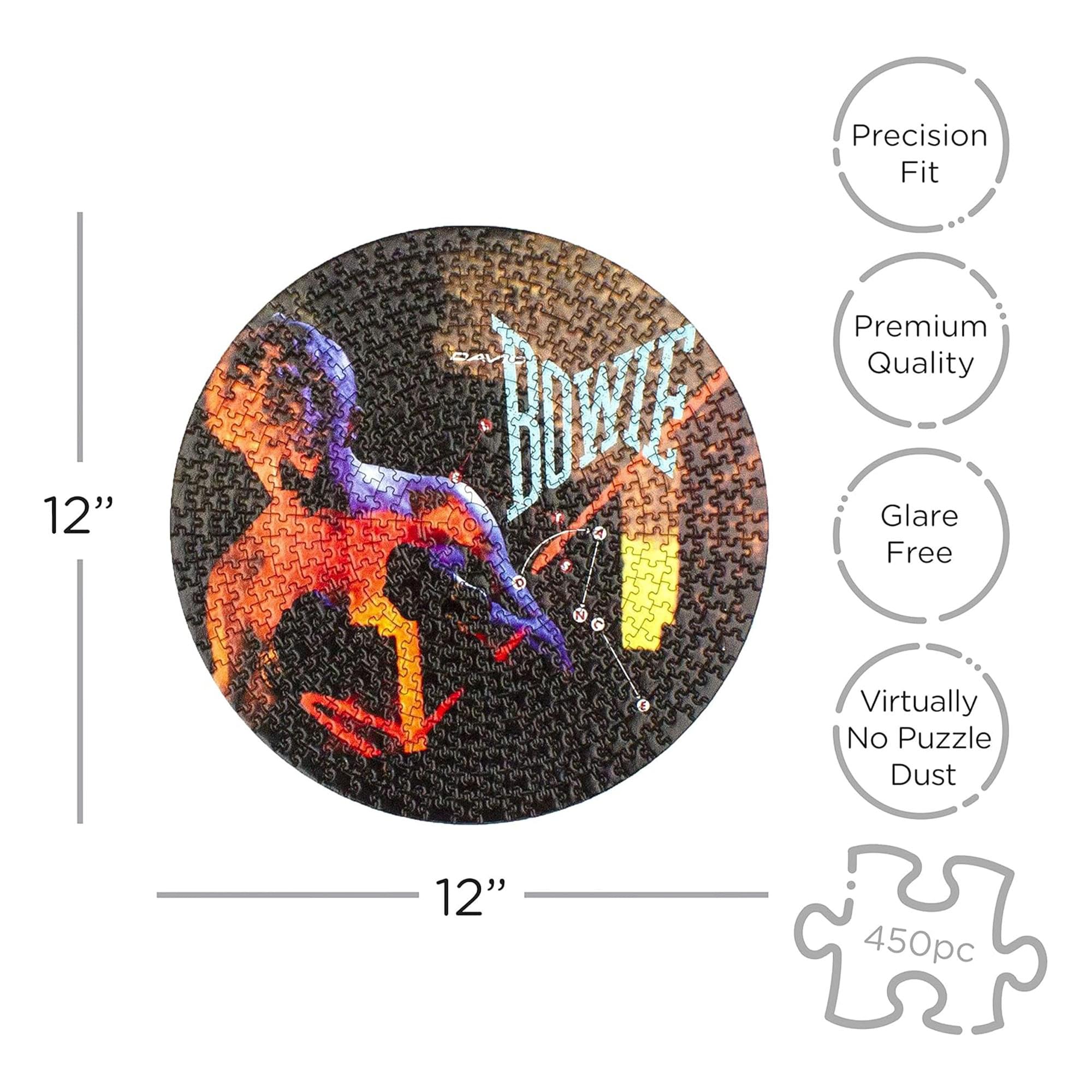 David Bowie Let's Dance 450 Piece Picture Disc Jigsaw Puzzle
