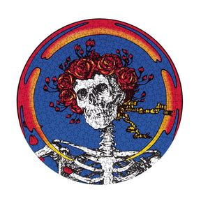 Grateful Dead Skull & Roses 450 Piece Record Disc Jigsaw Puzzle