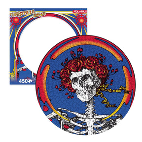 Grateful Dead Skull & Roses 450 Piece Record Disc Jigsaw Puzzle