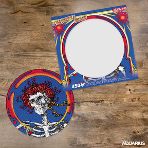 Grateful Dead Skull & Roses 450 Piece Record Disc Jigsaw Puzzle