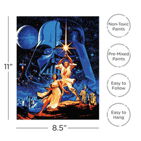 Star Wars A New Hope Mini Art By Numbers Craft Kit