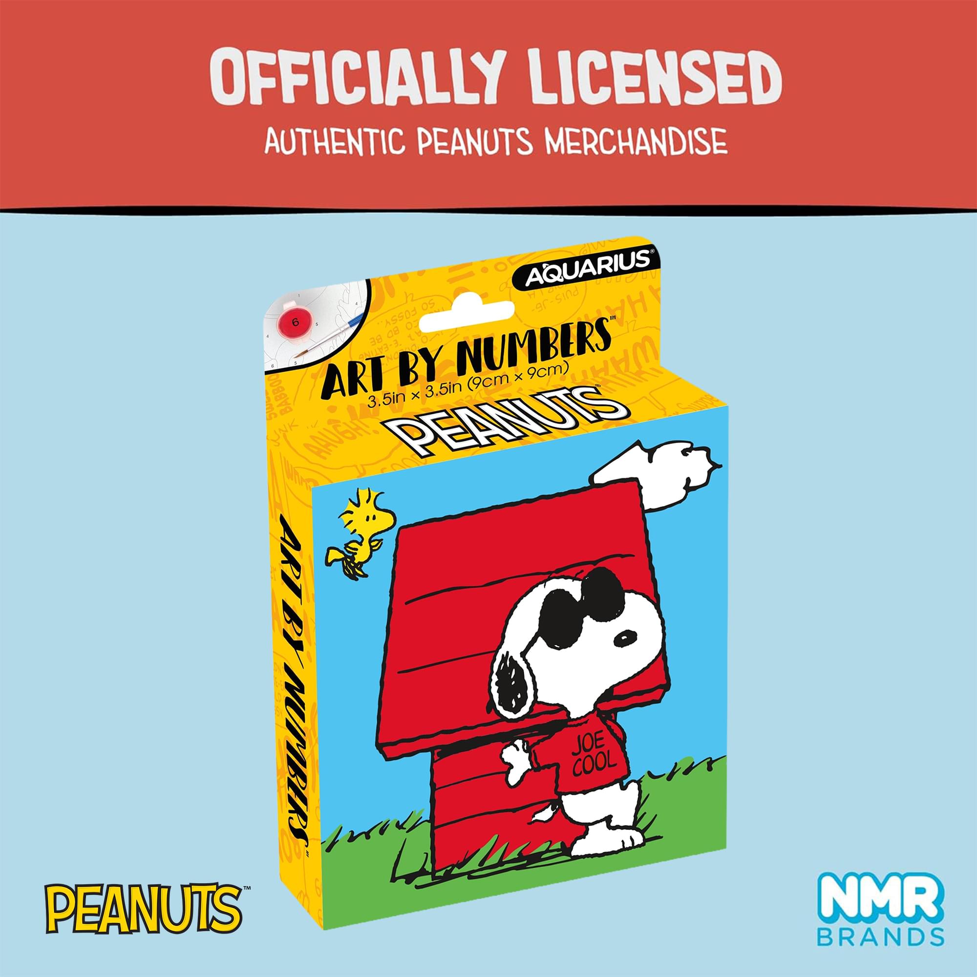 Peanuts Snoopy Micro Art By Numbers Painting Kit | 3.5 Inches