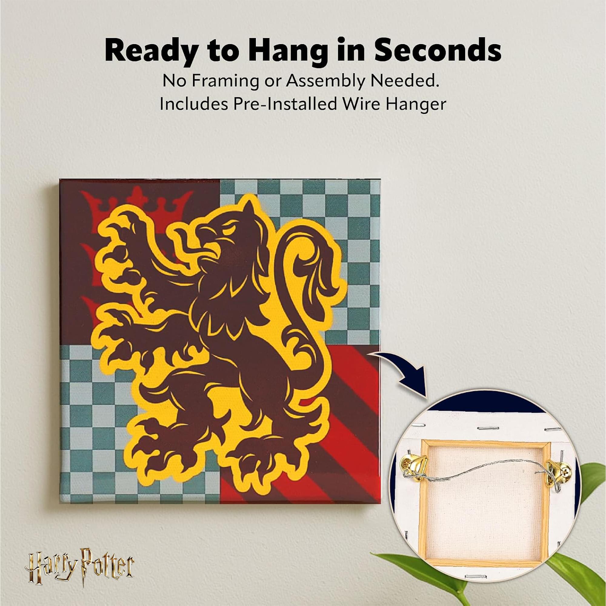 Harry Potter House Gryffindor Micro Art By Numbers Painting Kit | 3.5 Inches