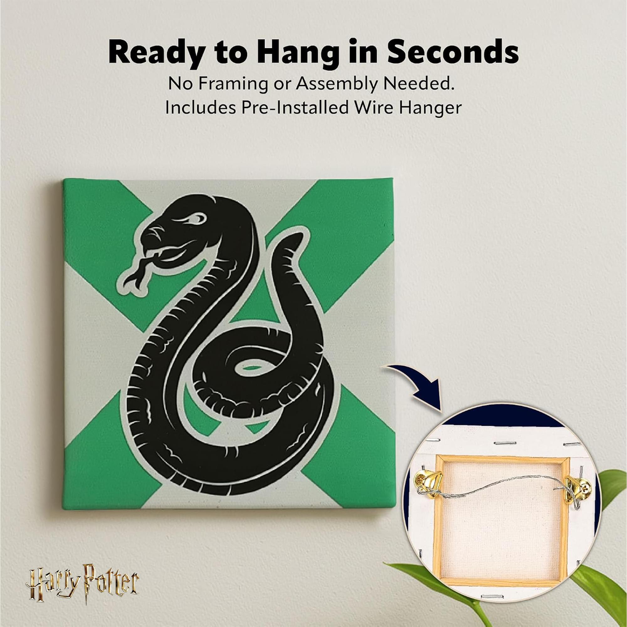 Harry Potter House Slytherin Micro Art By Numbers Painting Kit | 3.5 Inches
