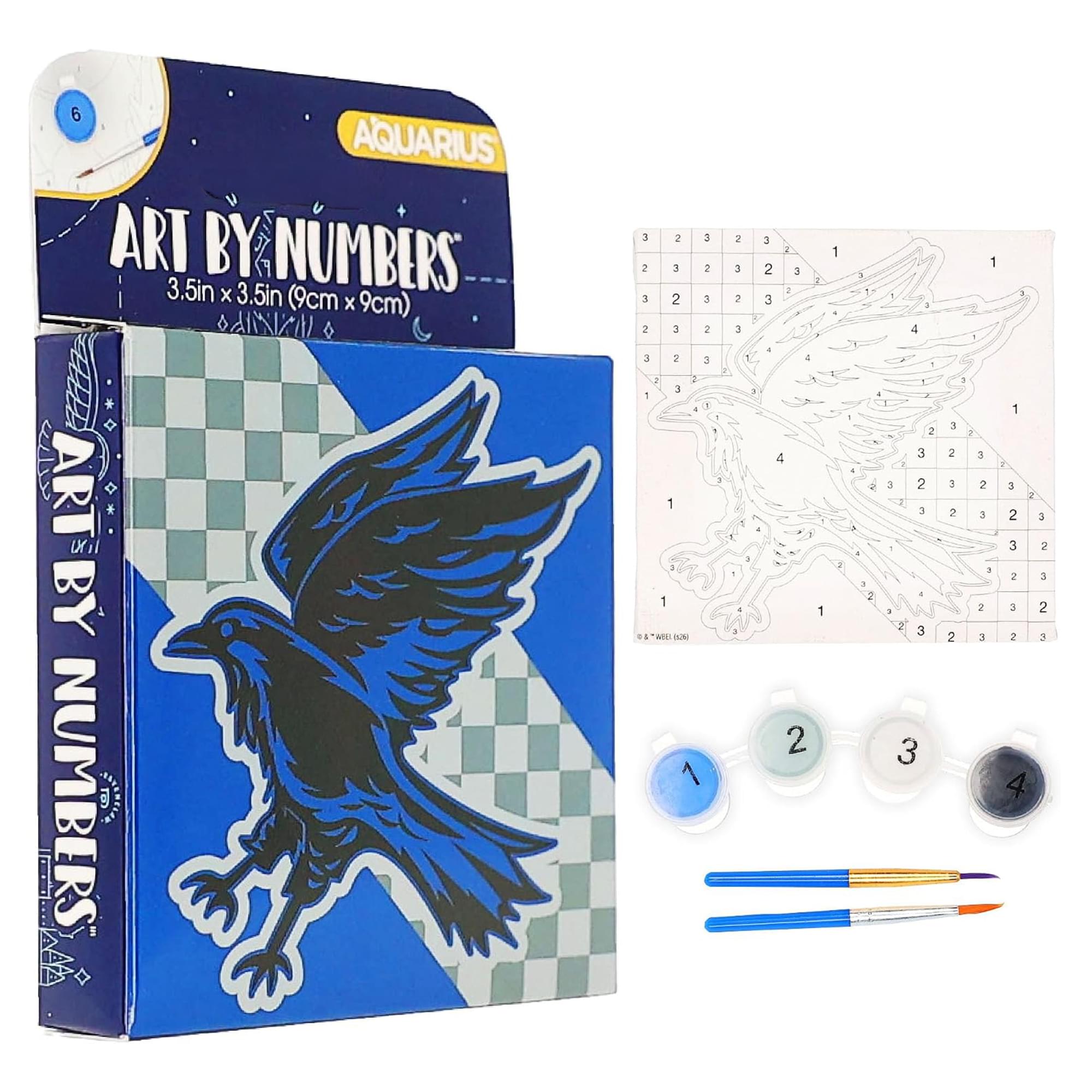 Harry Potter House Ravenclaw Micro Art By Numbers Painting Kit | 3.5 Inches