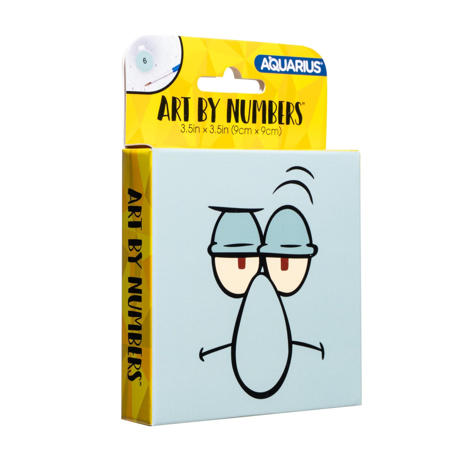 SpongeBob Squidward Micro Art By Numbers Painting Kit | 3.5 x 3.5 Inches