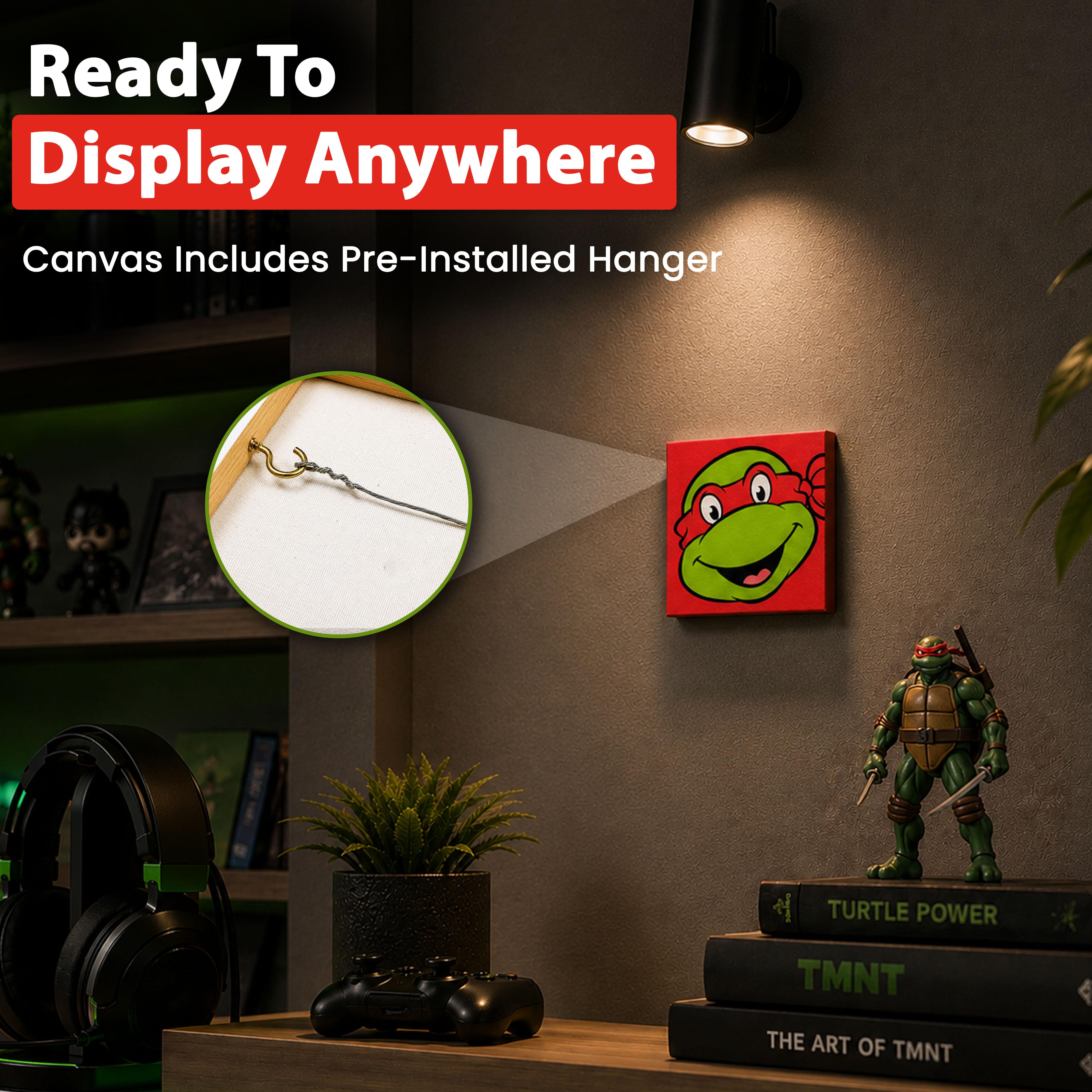 TMNT Raphael Micro Art-By-Numbers Painting Kit | 3.5 x 3.5 Inches