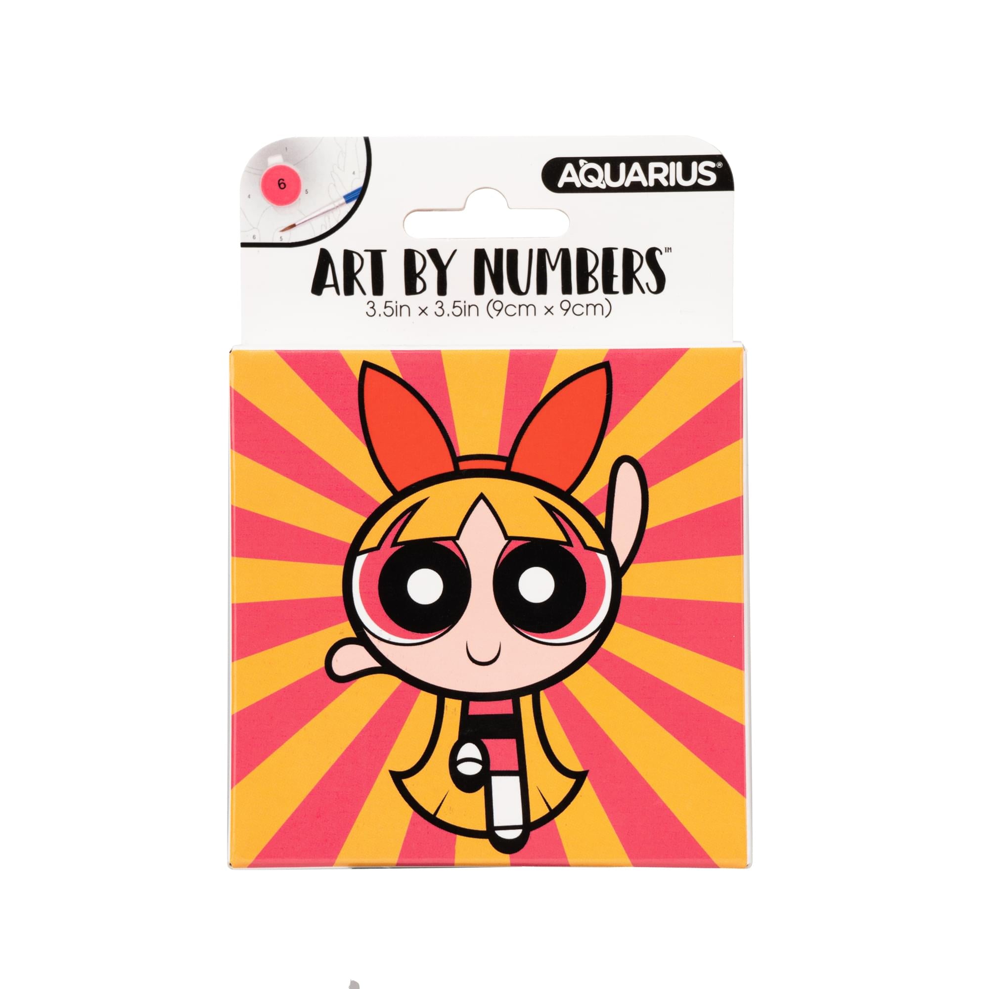 Powerpuff Girls Blossom Micro Art By Numbers Painting Kit | 3.5 x 3.5 Inches