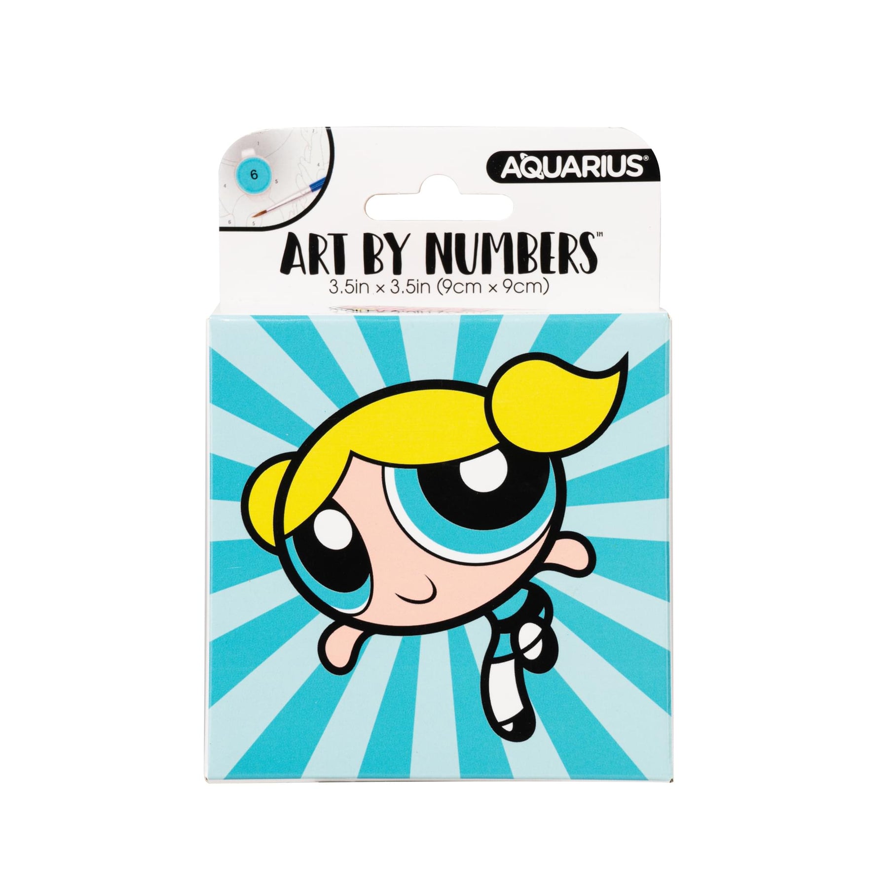 Powerpuff Girls Bubbles Micro Art By Numbers Painting Kit | 3.5 x 3.5 Inches