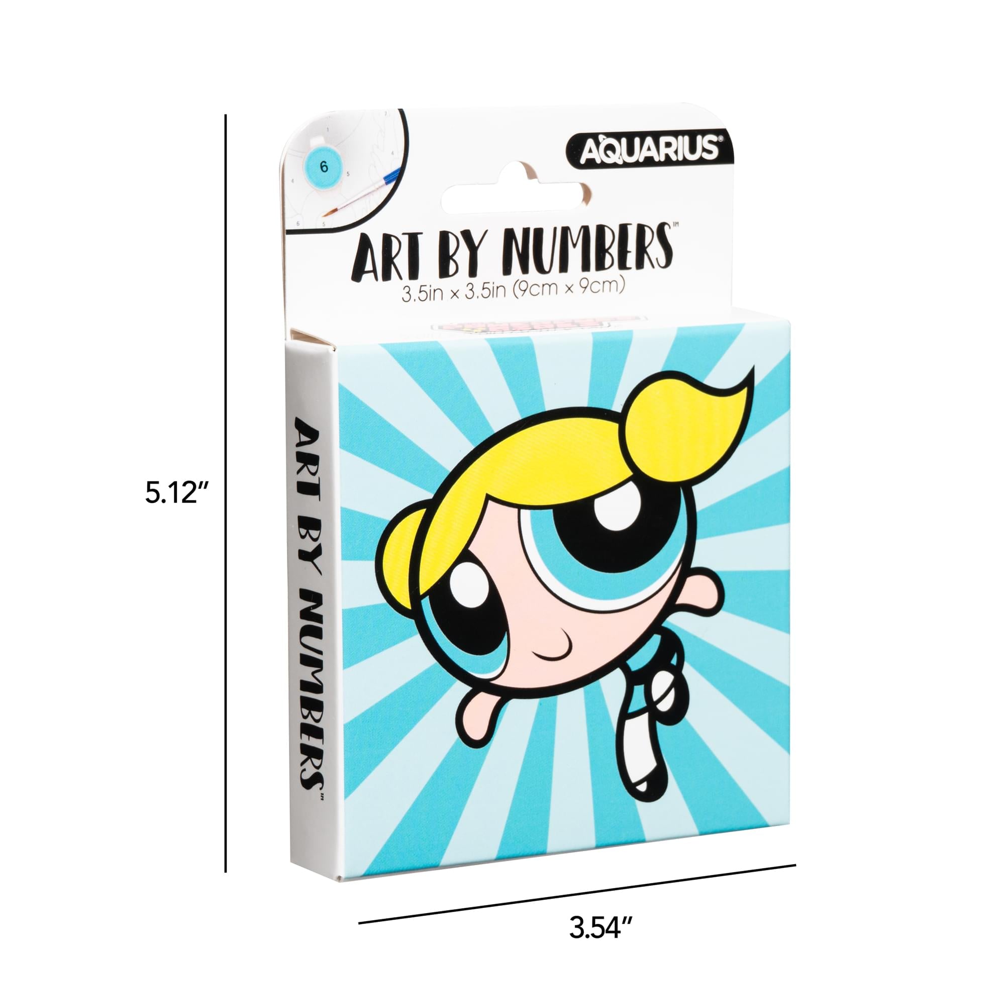 Powerpuff Girls Bubbles Micro Art By Numbers Painting Kit | 3.5 x 3.5 Inches