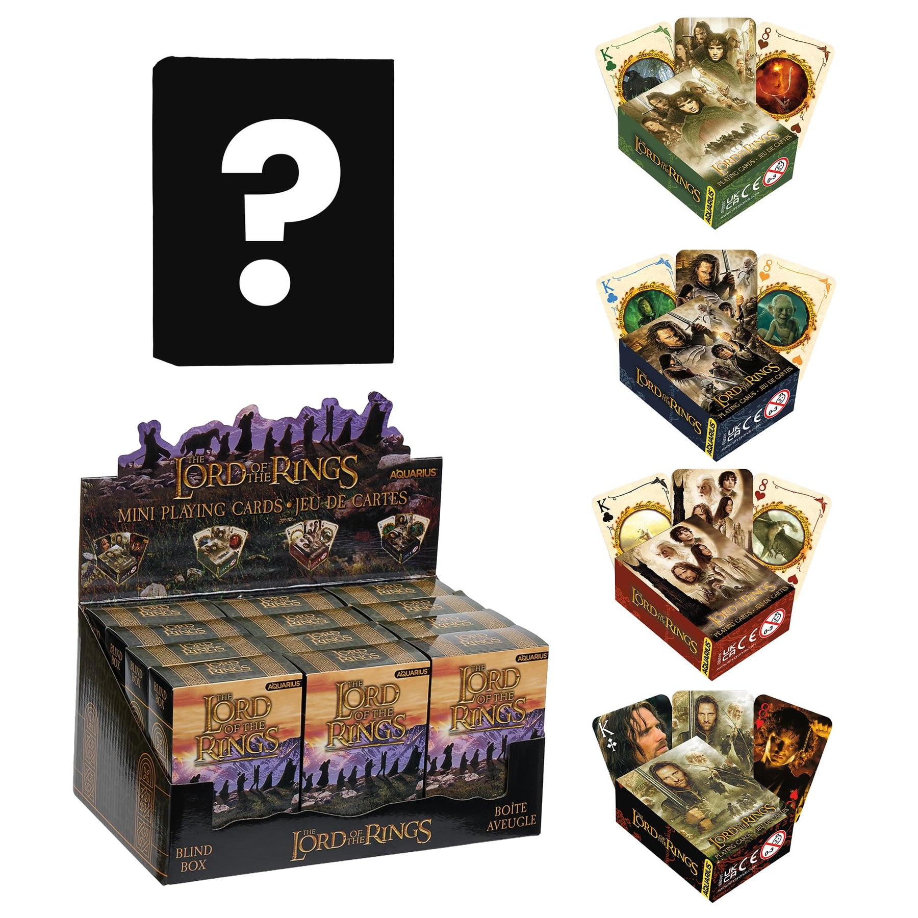 The Lord Of The Rings Blind Box Playing Cards | One Random Deck Design