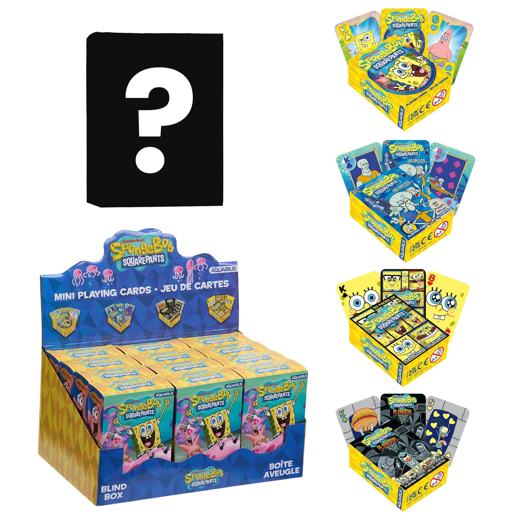 SpongeBob SquarePants Blind Box Playing Cards | One Random Deck Design