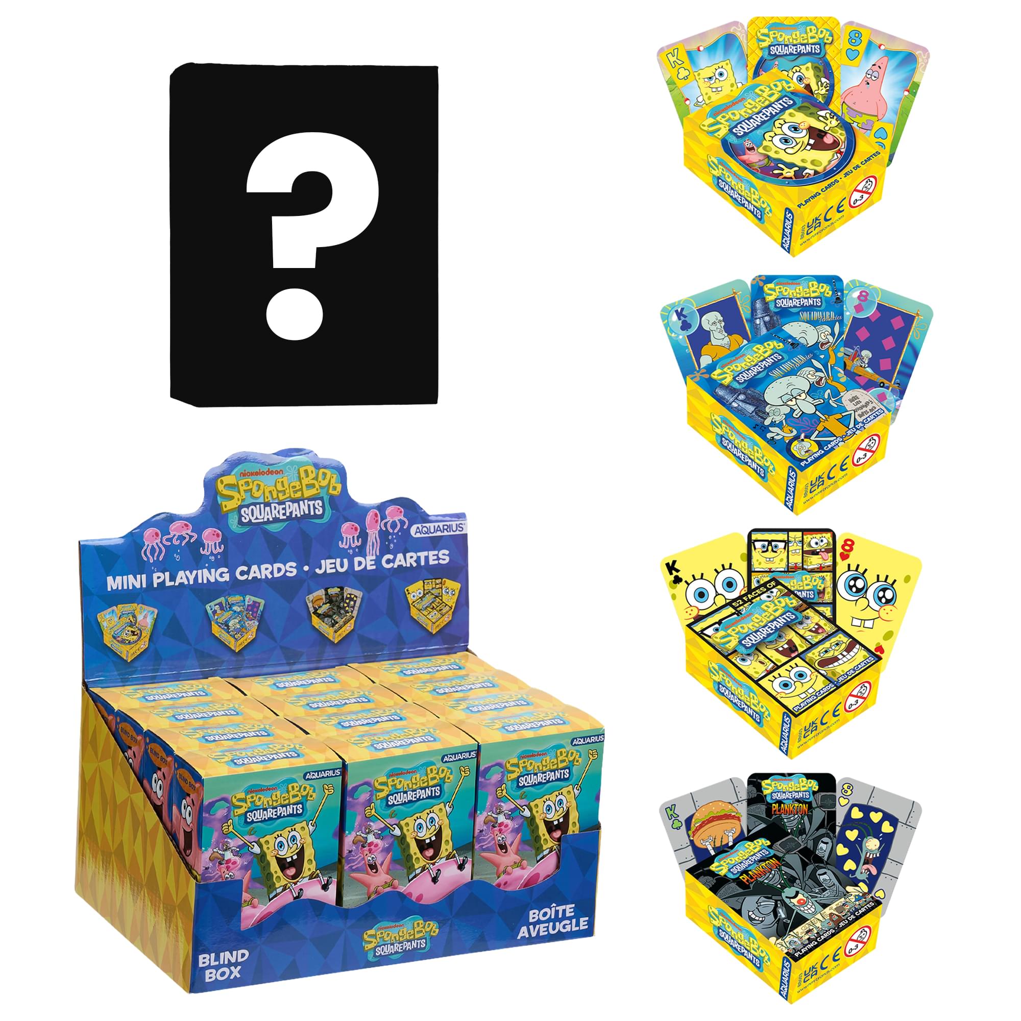 SpongeBob SquarePants Blind Box Playing Cards | One Random Deck Design